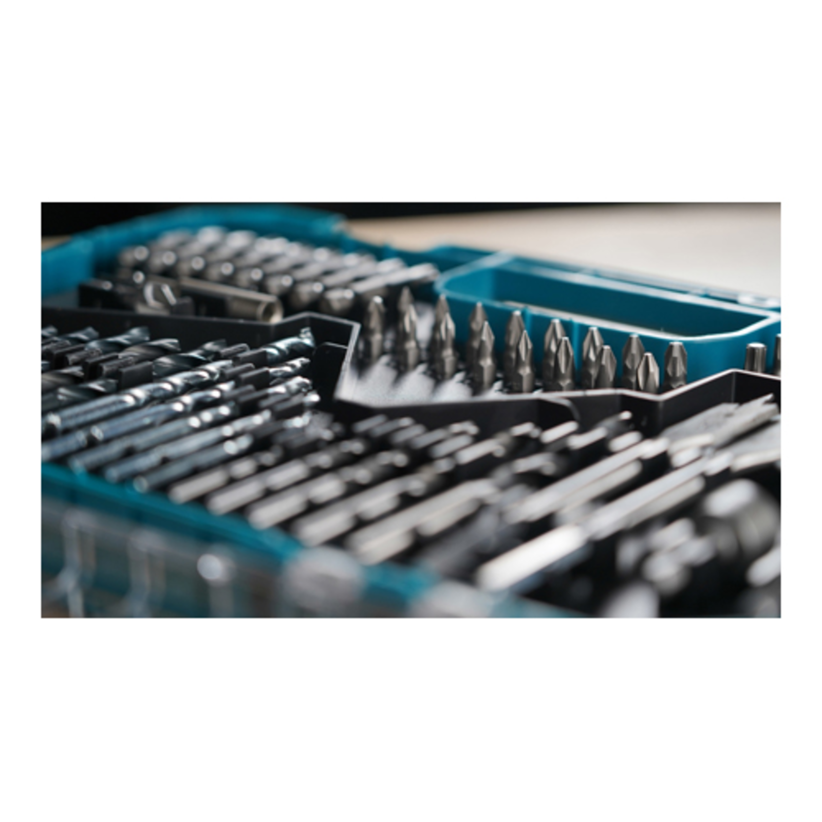 Makita Drill Bit Set E-16988 75-piece Case with transparent Lid