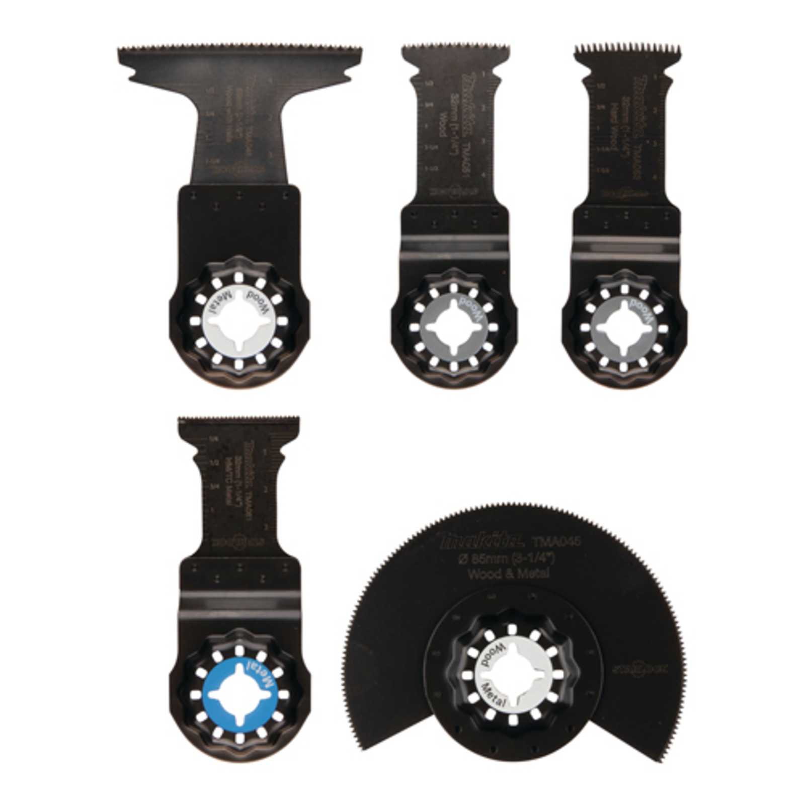 Makita E-24935 STARLOCK Multi-tool Set 5 Pieces