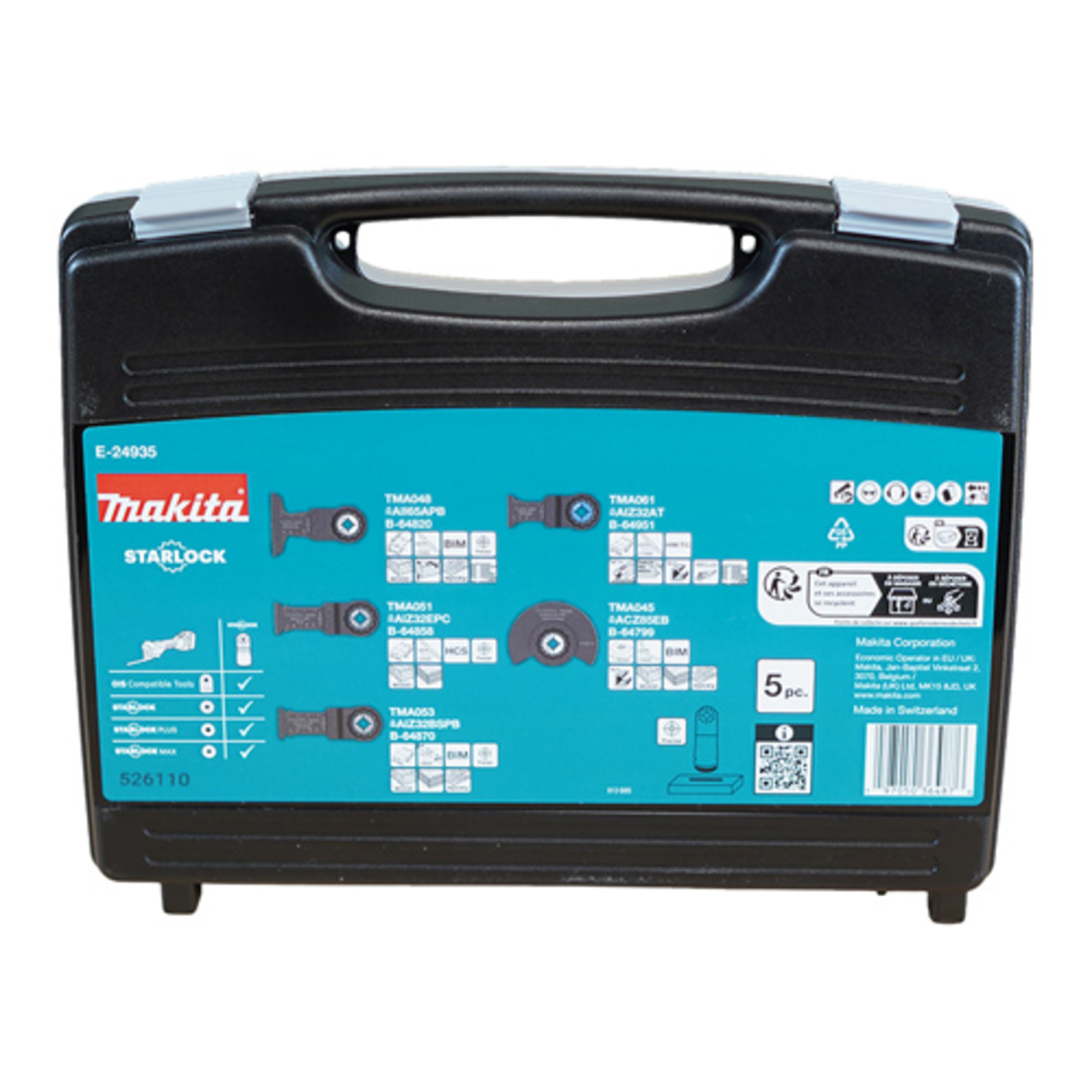 Makita E-24935 STARLOCK Multi-tool Set 5 Pieces
