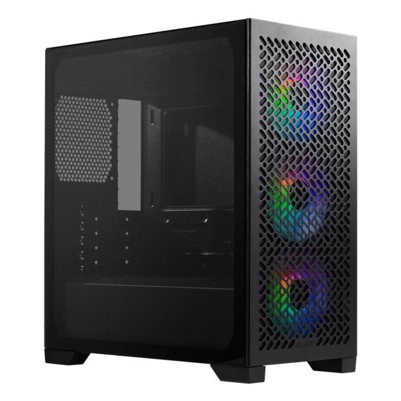 Cooler Master Elite 302 Black Tempered Glass Case