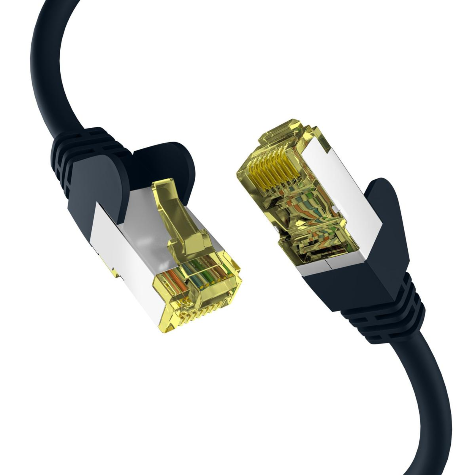 EFB Elektronik CAT6a BLACK 25m Patch Cable S/FTP PIMF