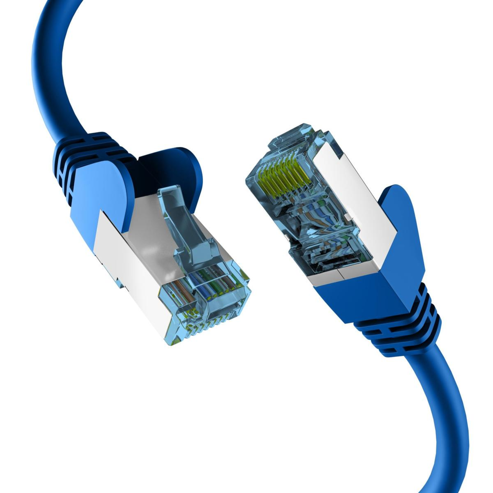 EFB Elektronik RJ45 Patch Cable with CAT7 RAW Cable BLUE 30m