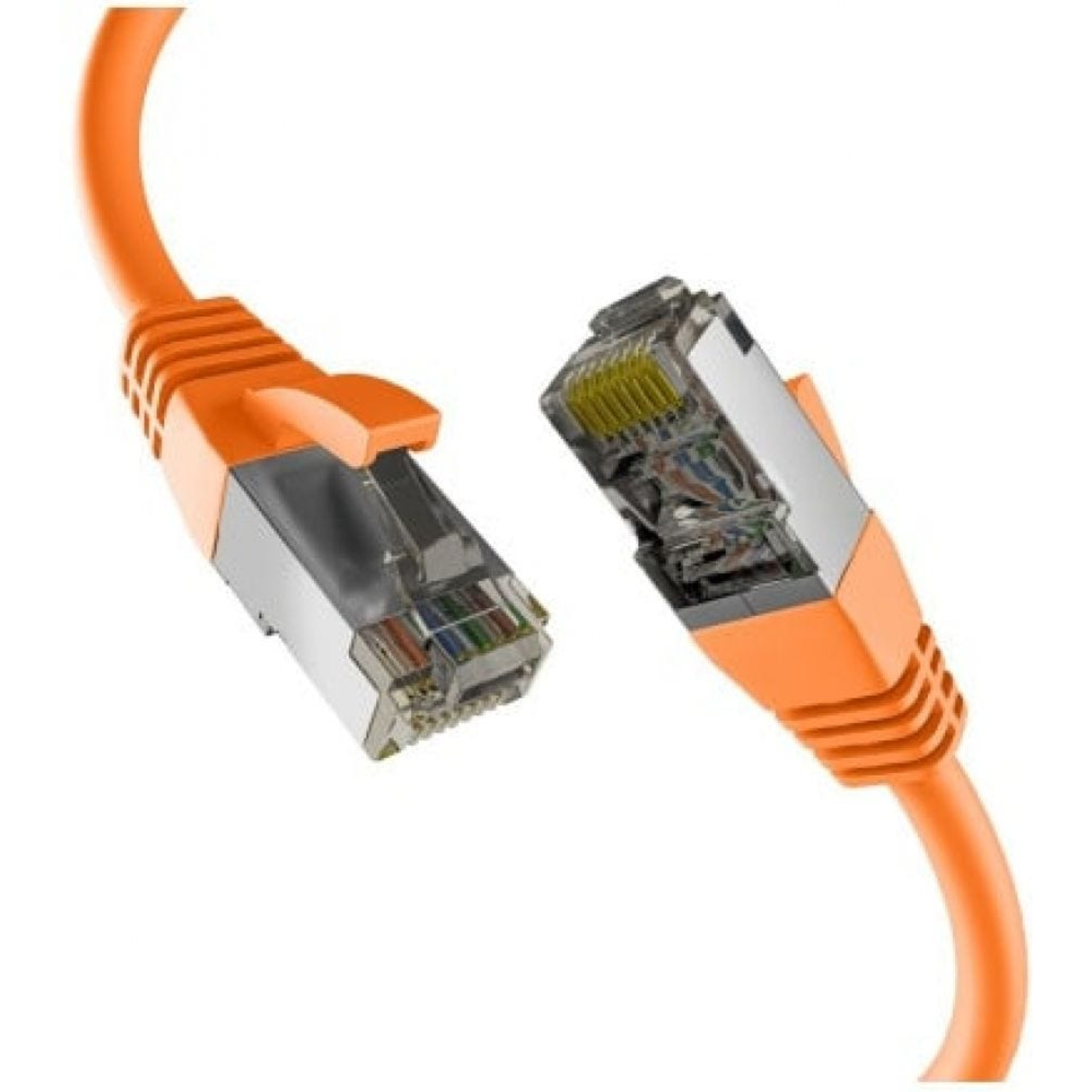 EFB Elektronik CAT8.1 orange 15m RJ45 Patch Cable S/FTP PIMF