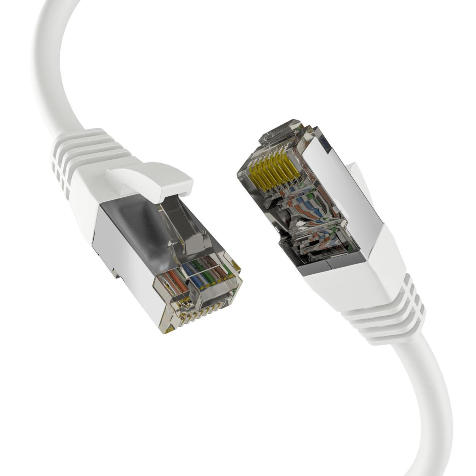 EFB Elektronik CAT8.1 WHITE 20m RJ45 Patch Cable S/FTP PIMF