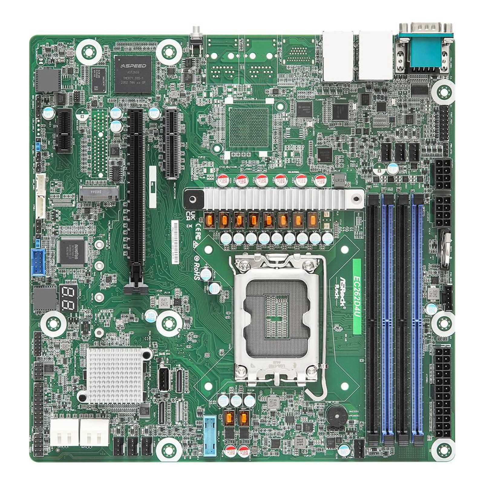 ASRock EC262D4U Motherboard Intel C262 LGA 1700 Micro ATX