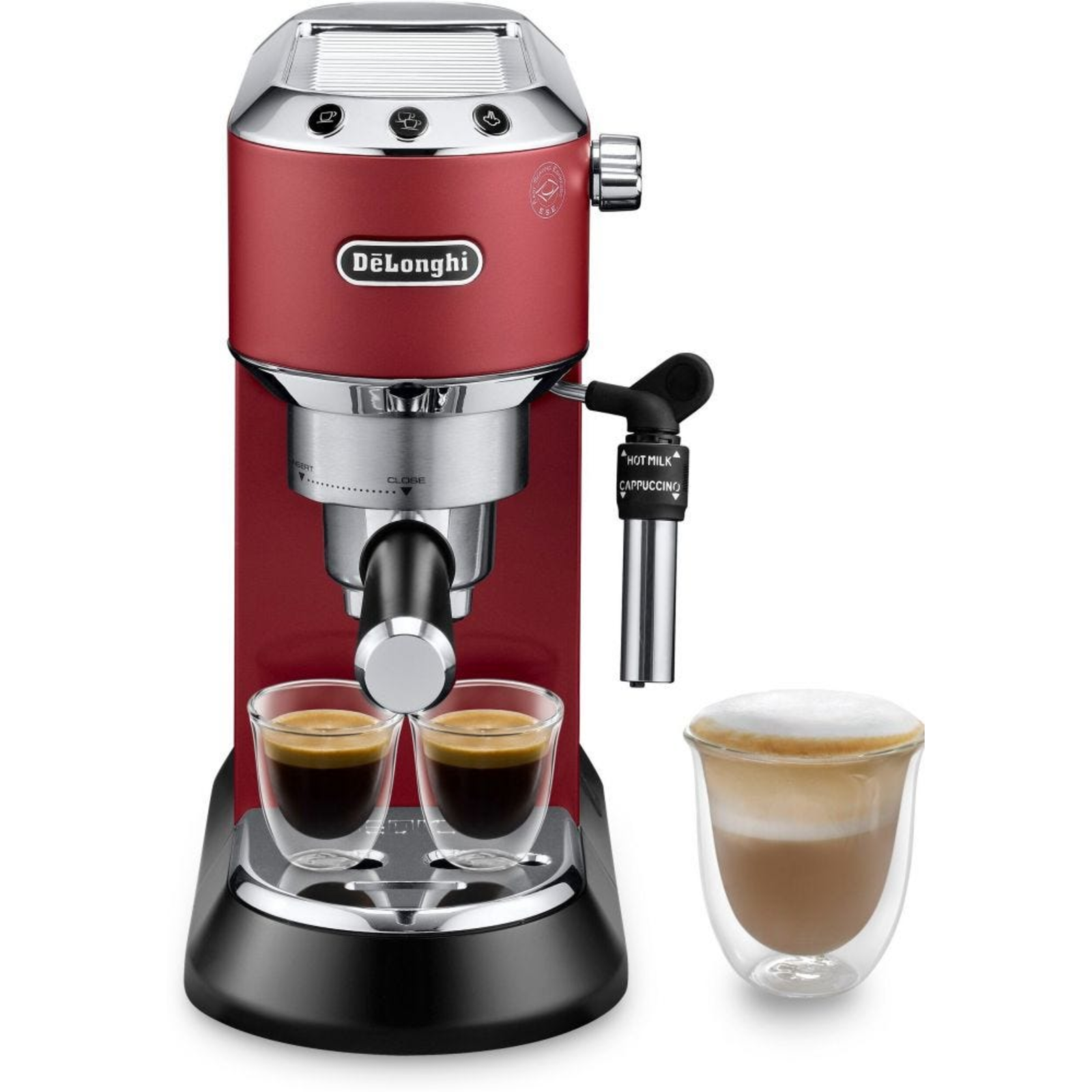 DeLonghi DEDICA EC 685.R Coffee Machine Red