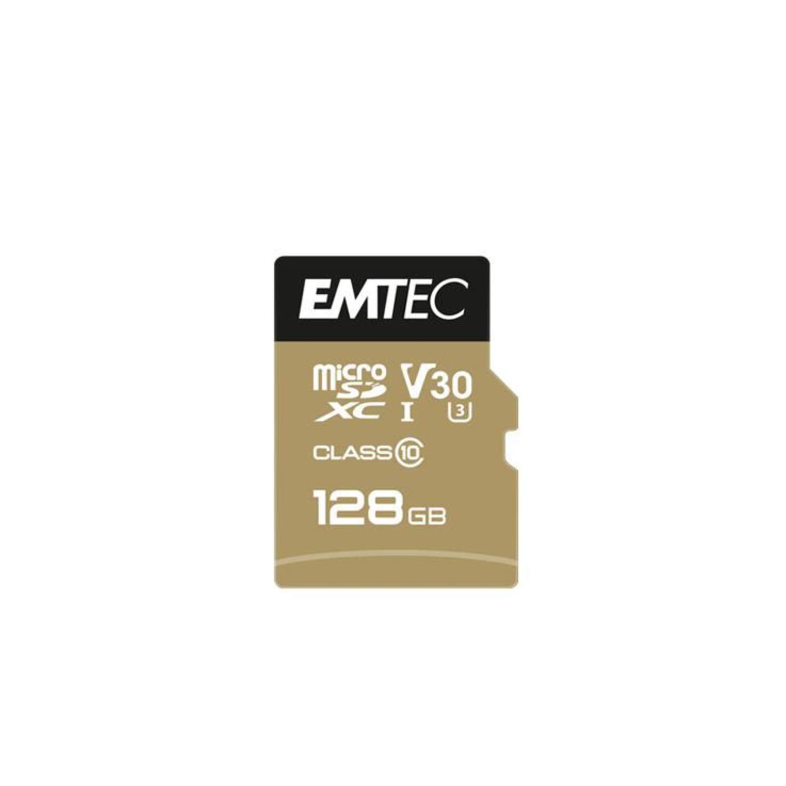 Emtec MicroSD Card 128GB SDXC CL10 Speedin V30 A1 4K Adapter