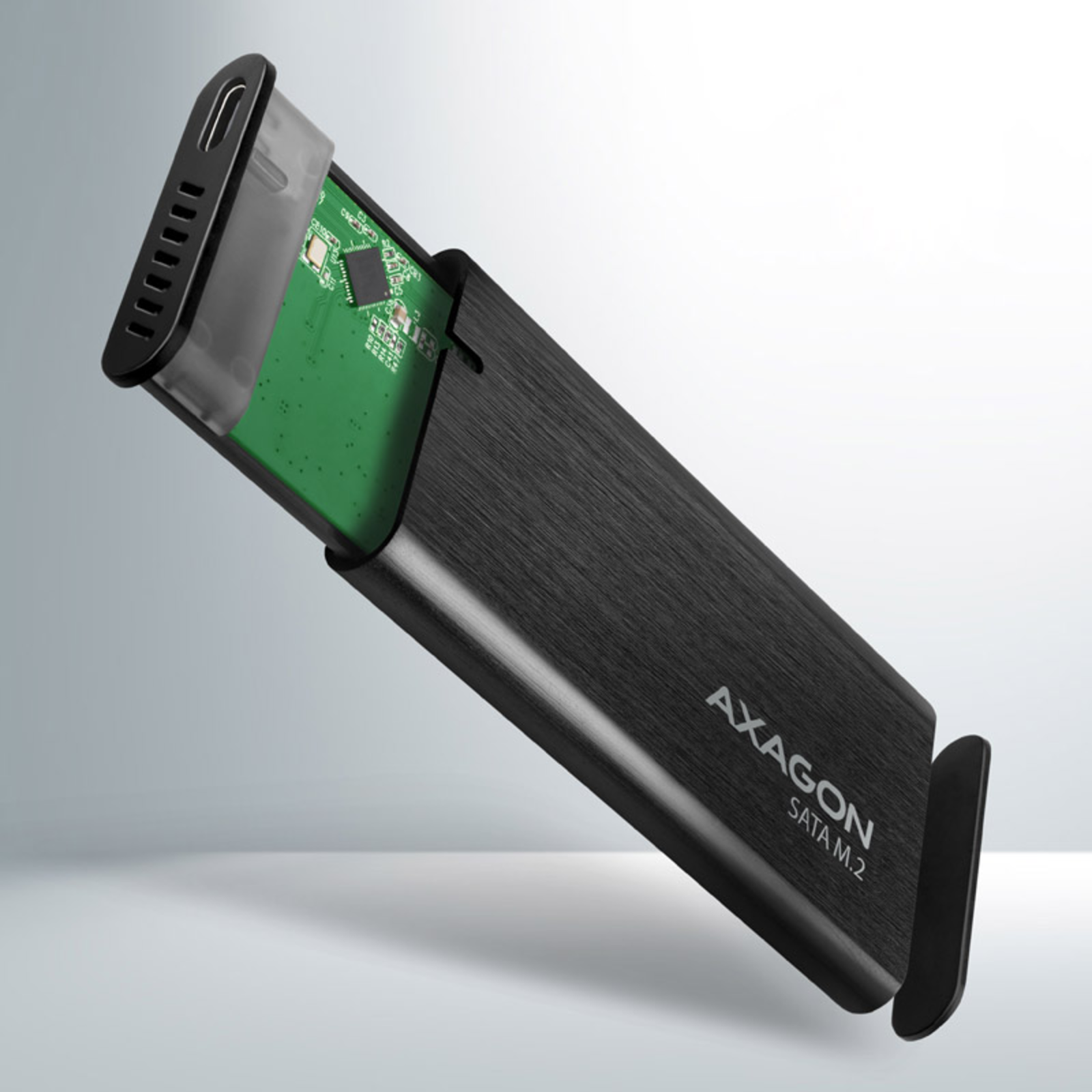 Axagon EEM2-SBC RAW BOX External Housing for M.2 SSDs USB-C 3.2 Gen 2 Black