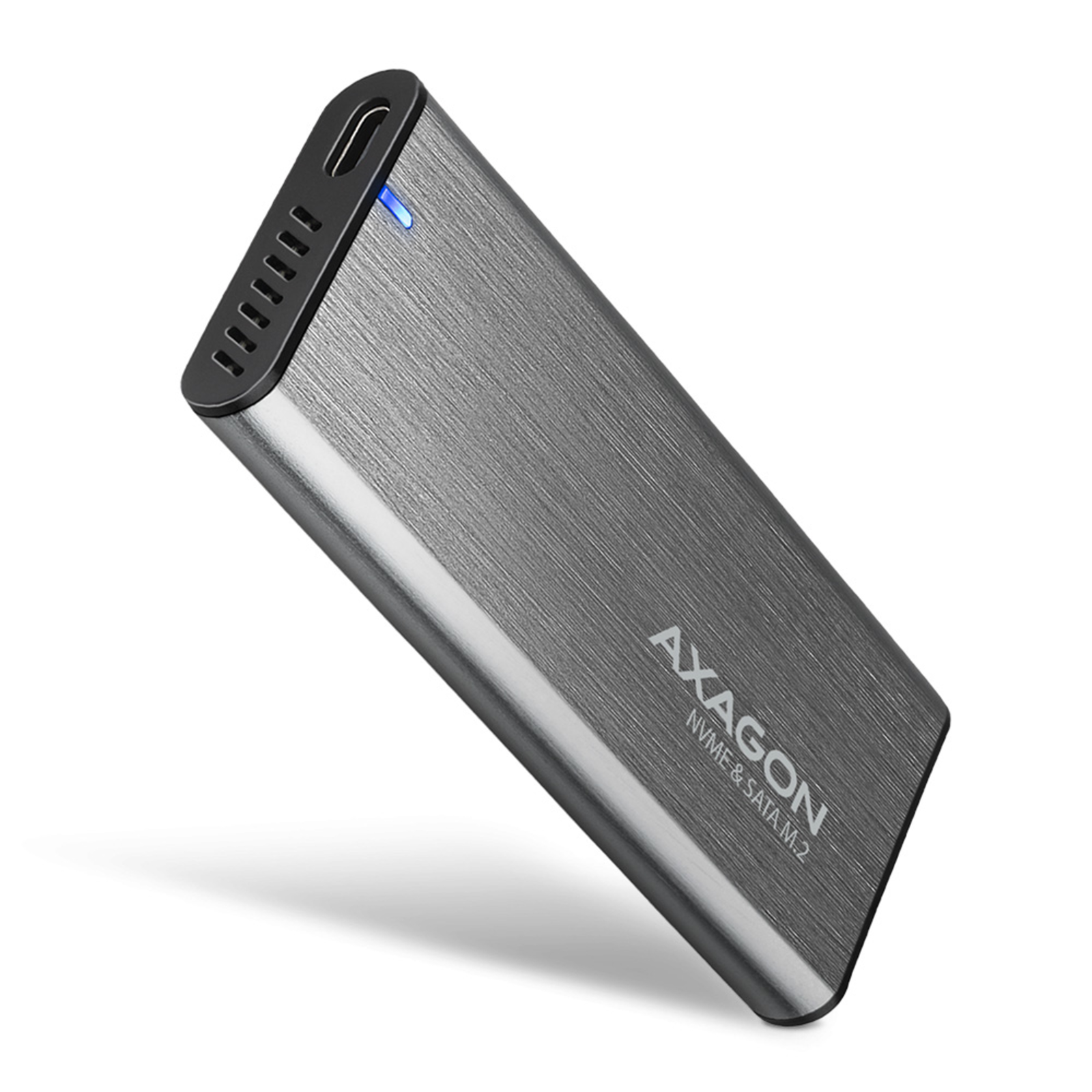 Axagon EEM2-SG2 RAW BOX External Housing for M.2 SSDs USB-C 3.2 Gen 2 Silver