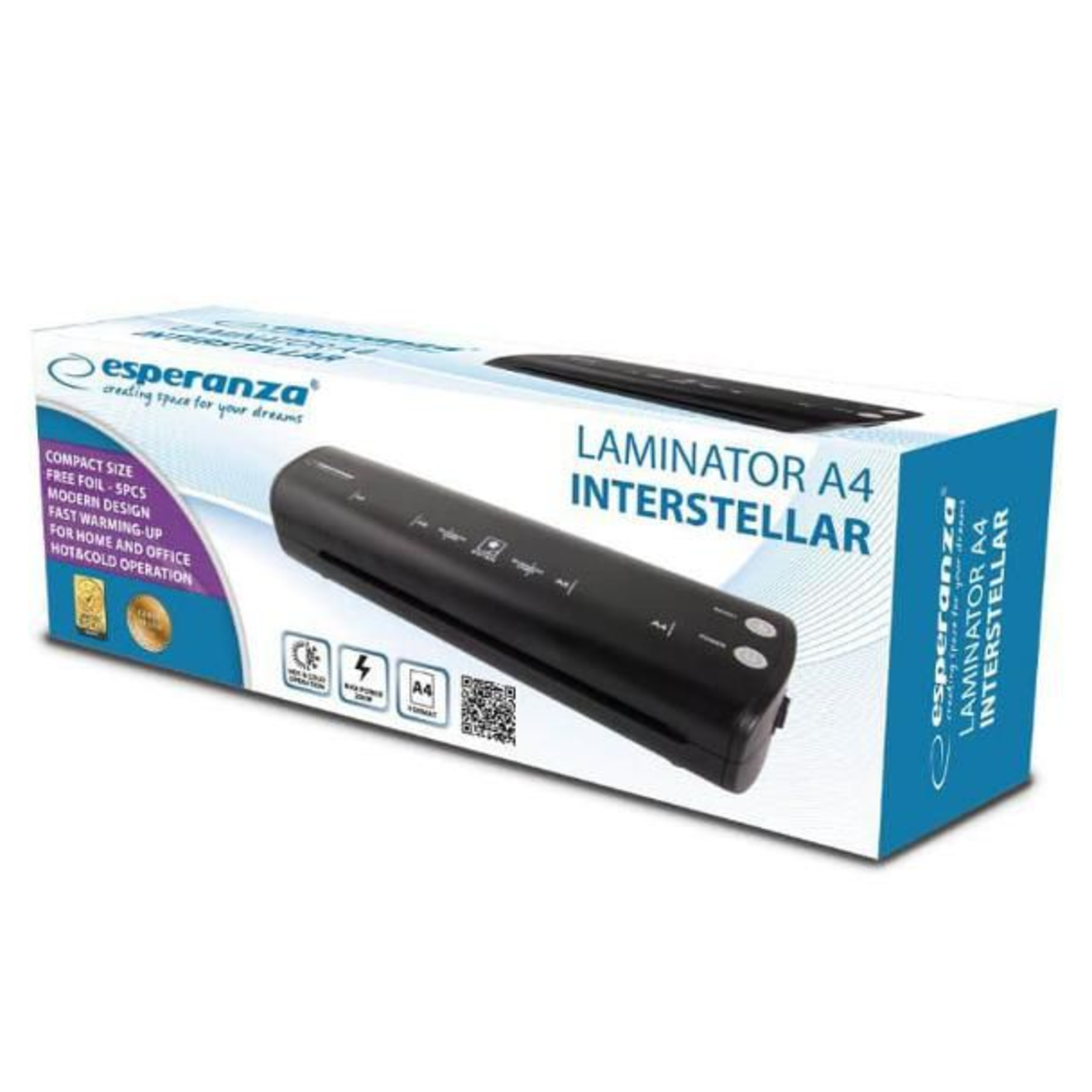 Esperanza Interstellar Laminating Machine for Cold Or Hot Lamination A4