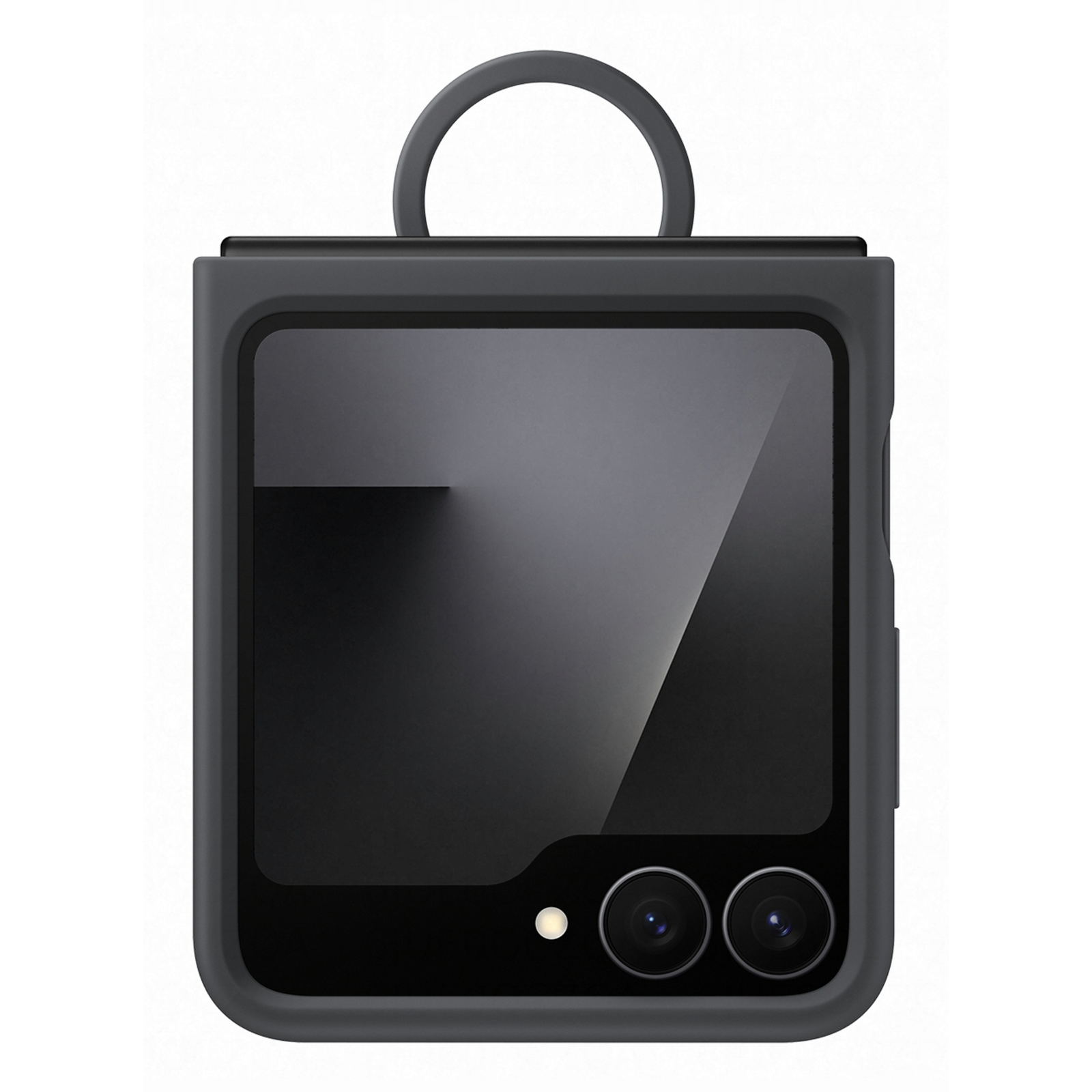 Samsung Silicone Back Cover with Ring Black Samsung Galaxy Z Flip 6/Flip 7 FE