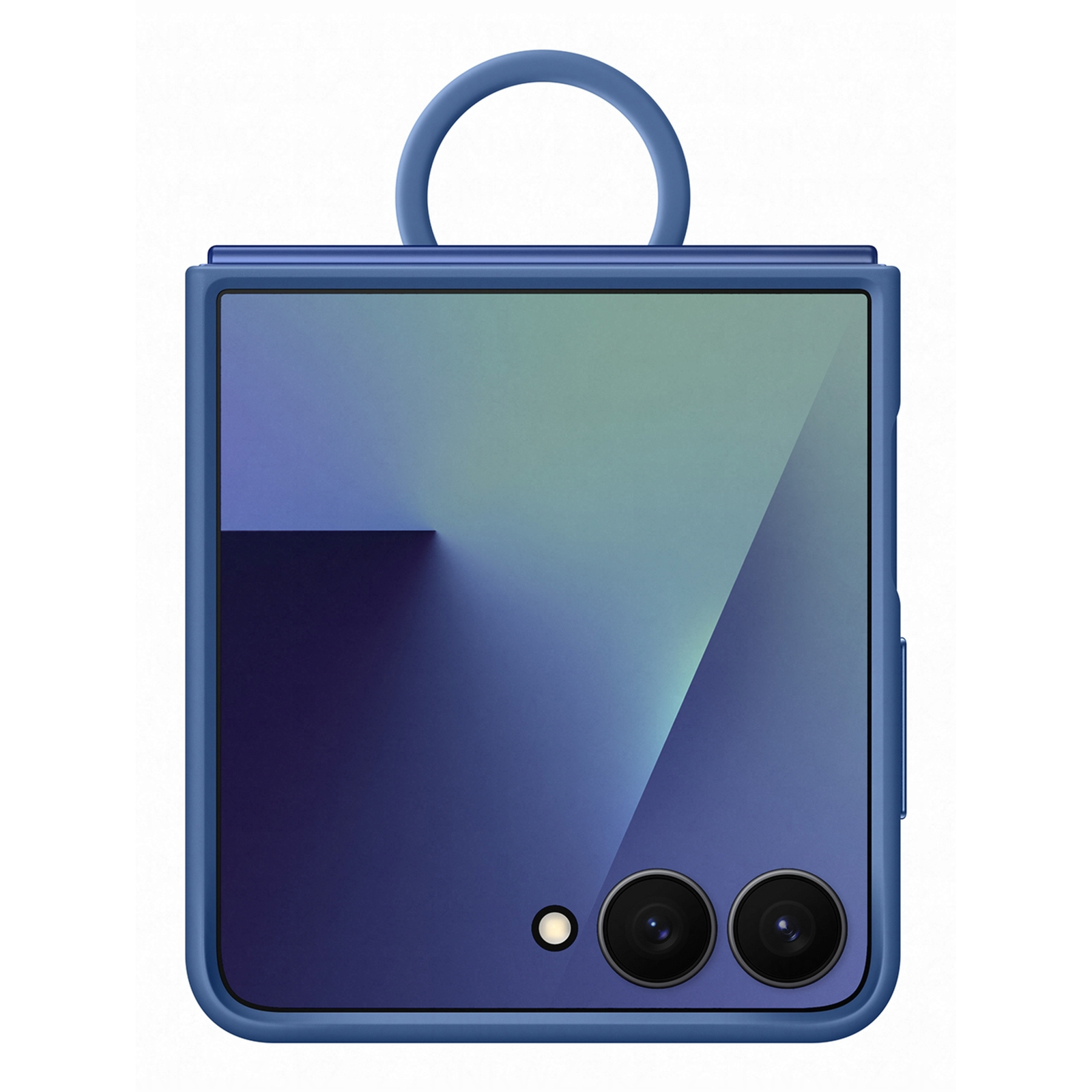 Samsung Silicone Back Cover with Ring Blue Samsung Galaxy Z Flip 7