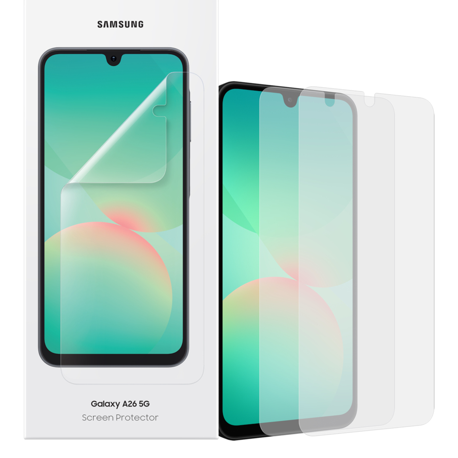 Samsung Plastic Clear Screen Predector Samsung Galaxy A26 2-Pack