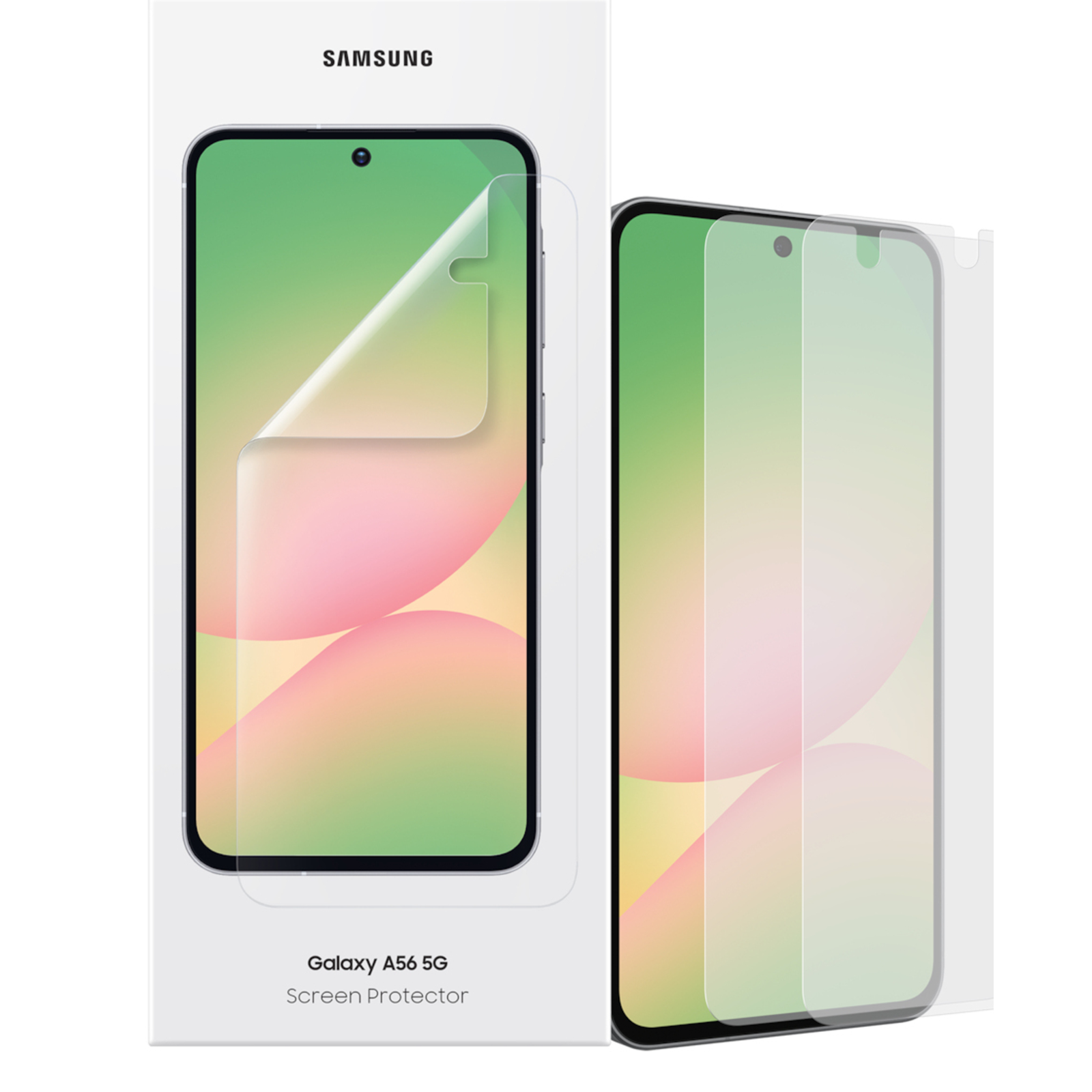 Samsung Plastic Clear Screen Predector Samsung Galaxy A56 2-Pack
