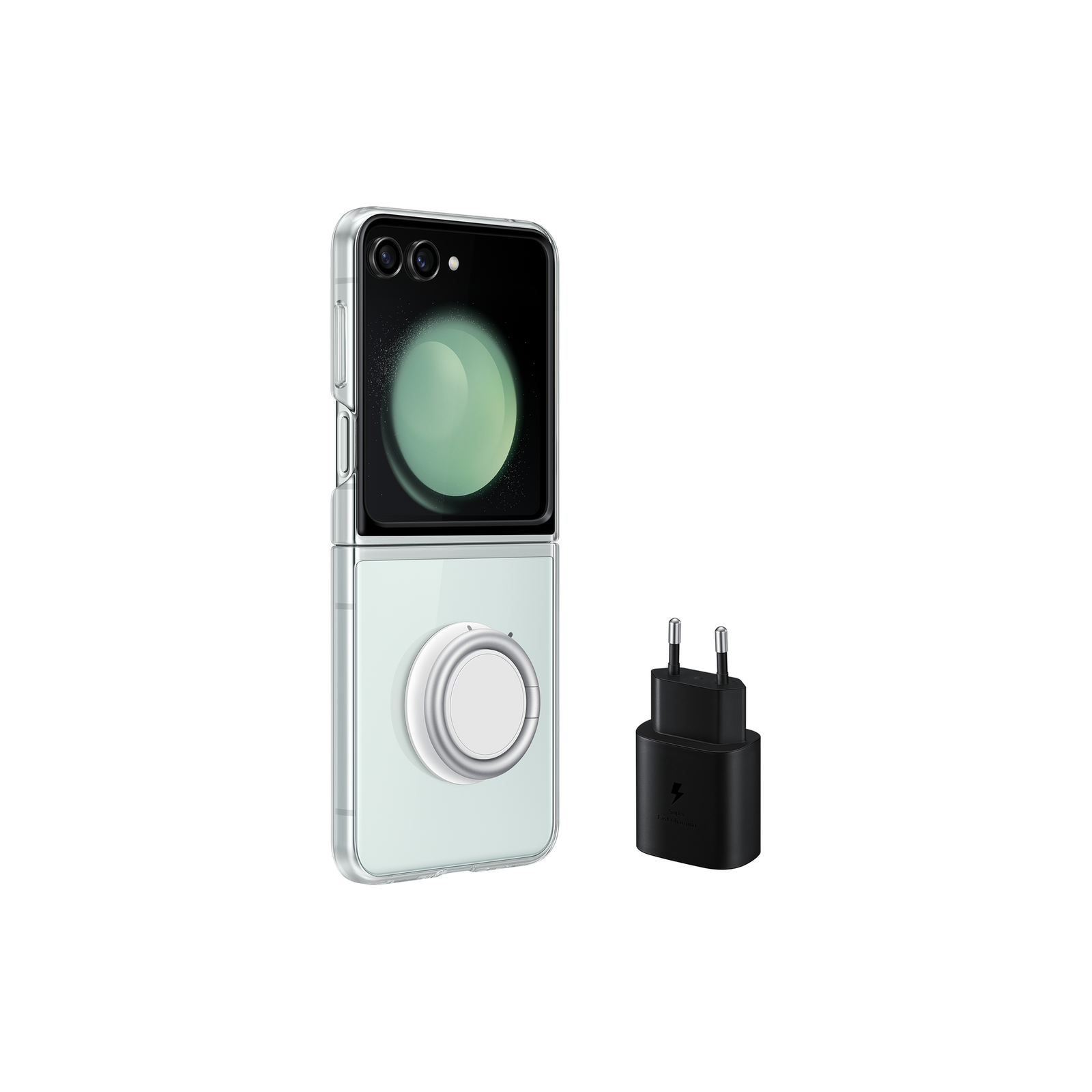 Samsung EF-XF73K Accessory Kit Black transparent Galaxy Z Flip5