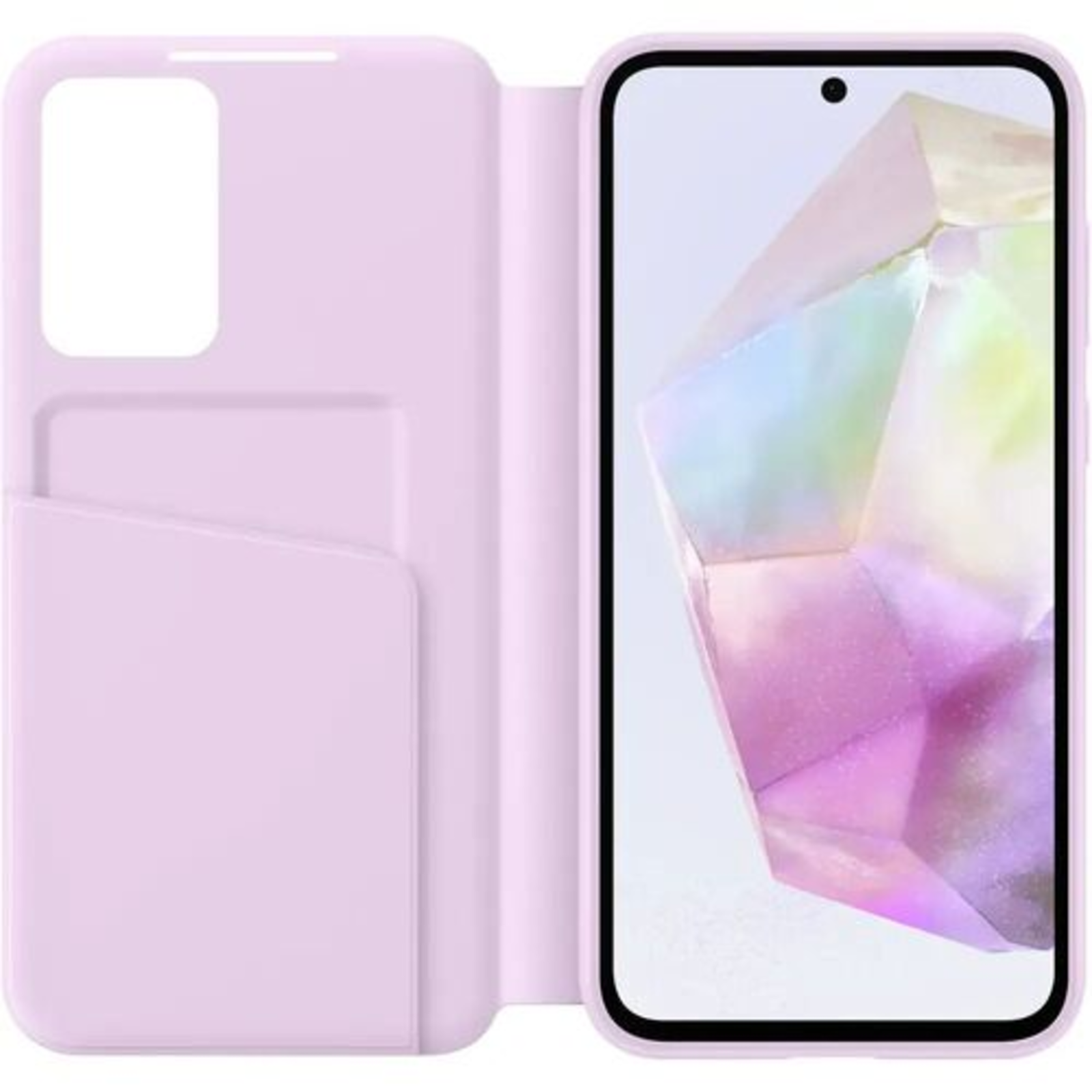 Samsung Smart View Wallet Case for Galaxy A35 5G Lavender