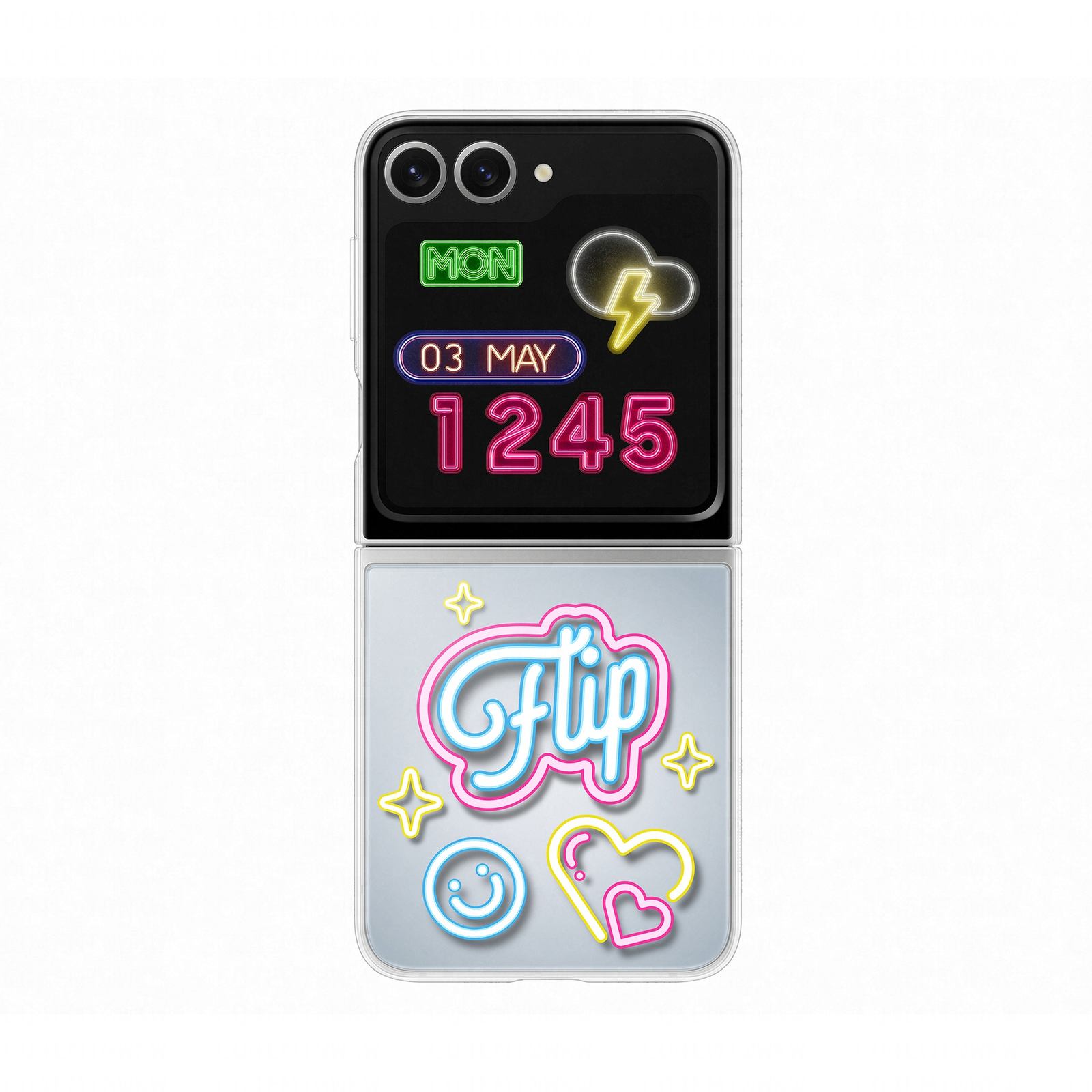 Samsung Flipsuit Case for Galaxy Flip6 transparent