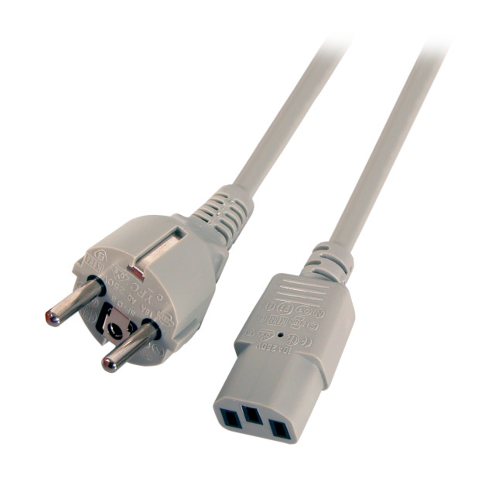 EFB Elektronik Power Cable IEC 60320 C13 to CEE 7/7 (M)