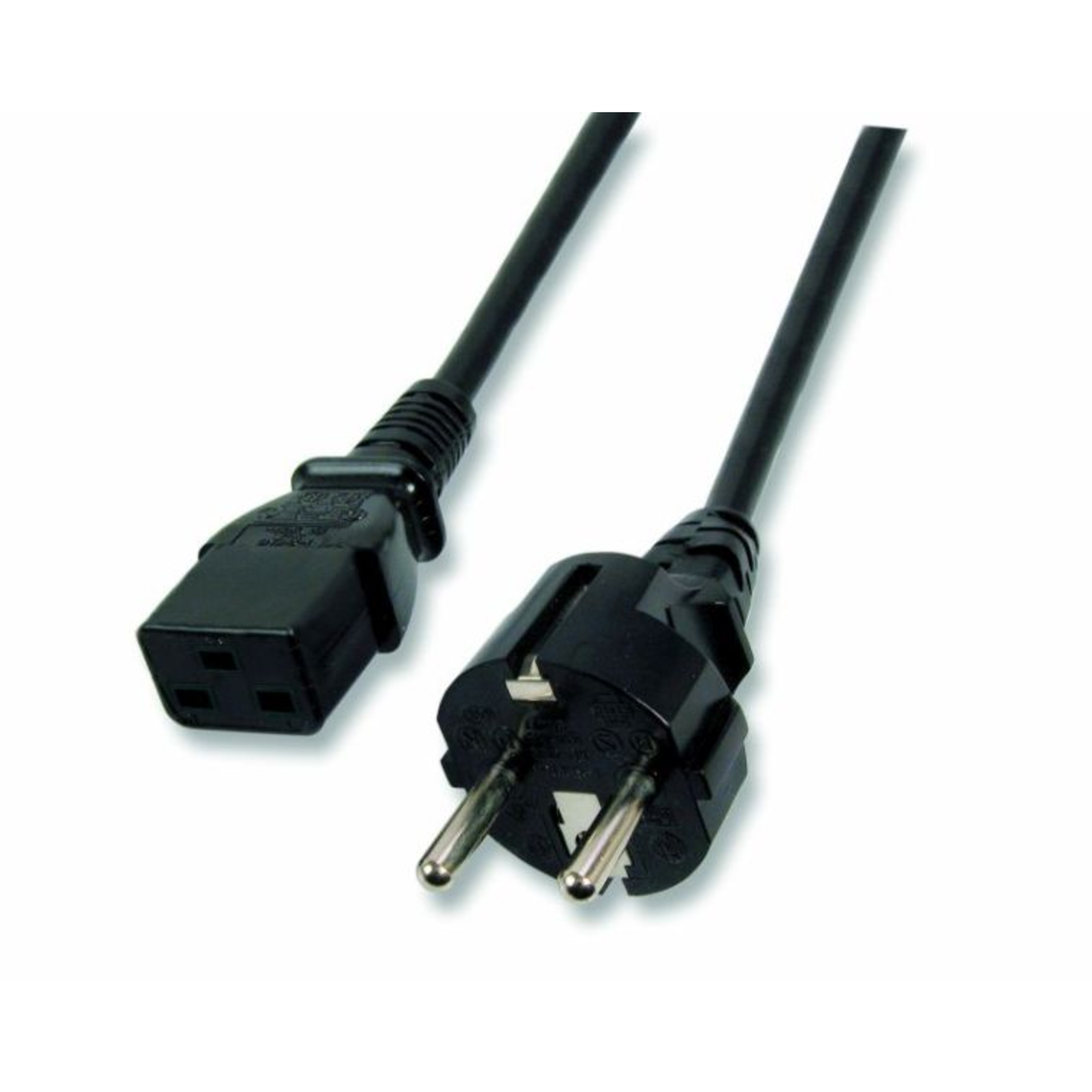 EFB Elektronik Power Cable IEC 60320 C19 to CEE 7/7 (M)