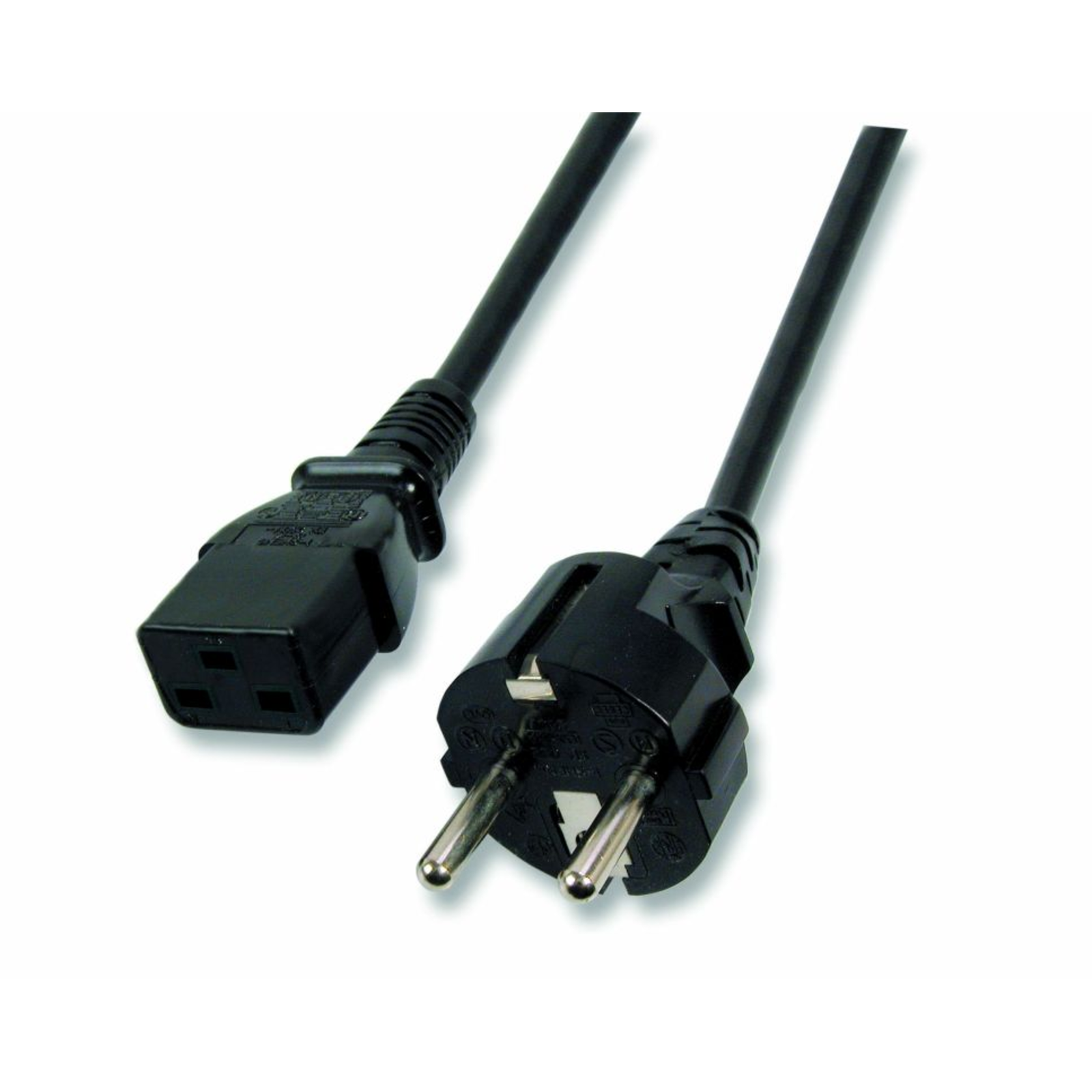 EFB Elektronik Power Cable IEC 60320 C19 to CEE 7/7 (M)