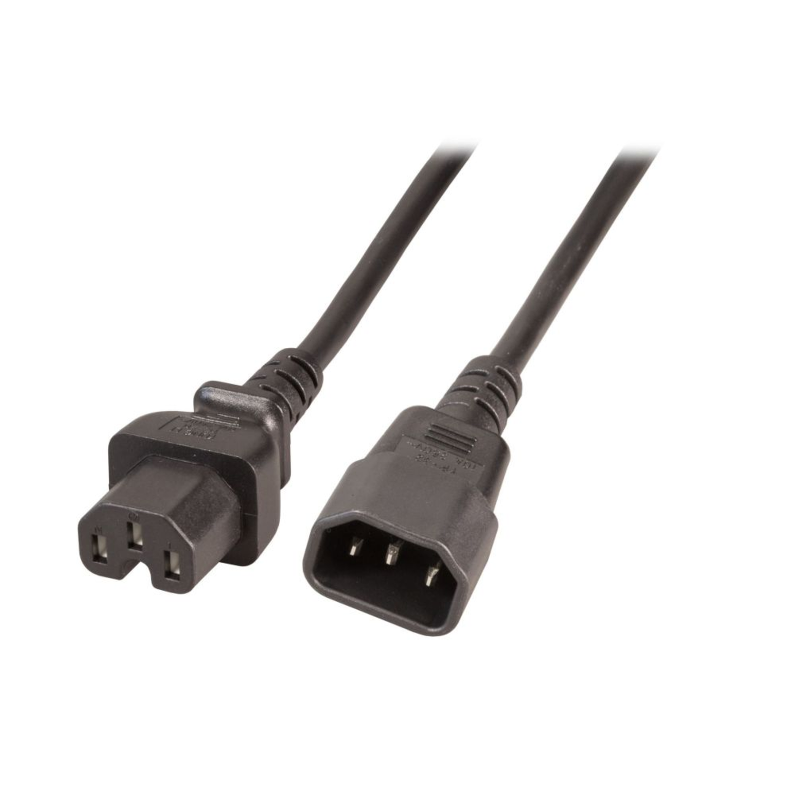 EFB Elektronik Hot Appliance Extension C14 180 C15 180 Black 1 M 3 X 0.75mm
