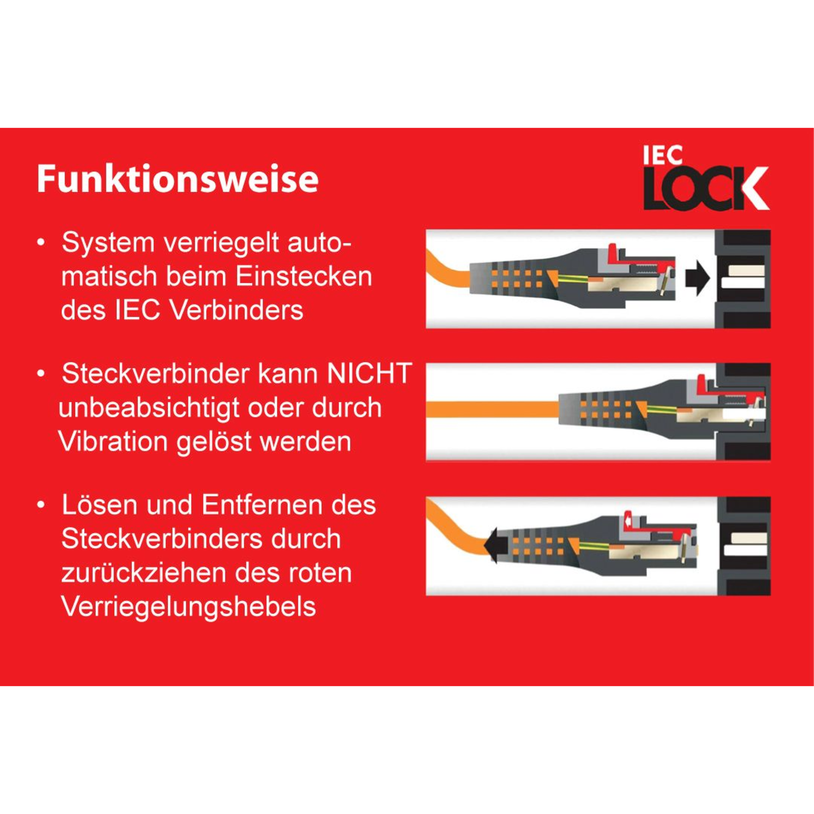 EFB Elektronik Power Supply Extension Cable CEI 23-16/VII CEE 7/3 (SCHUKO)