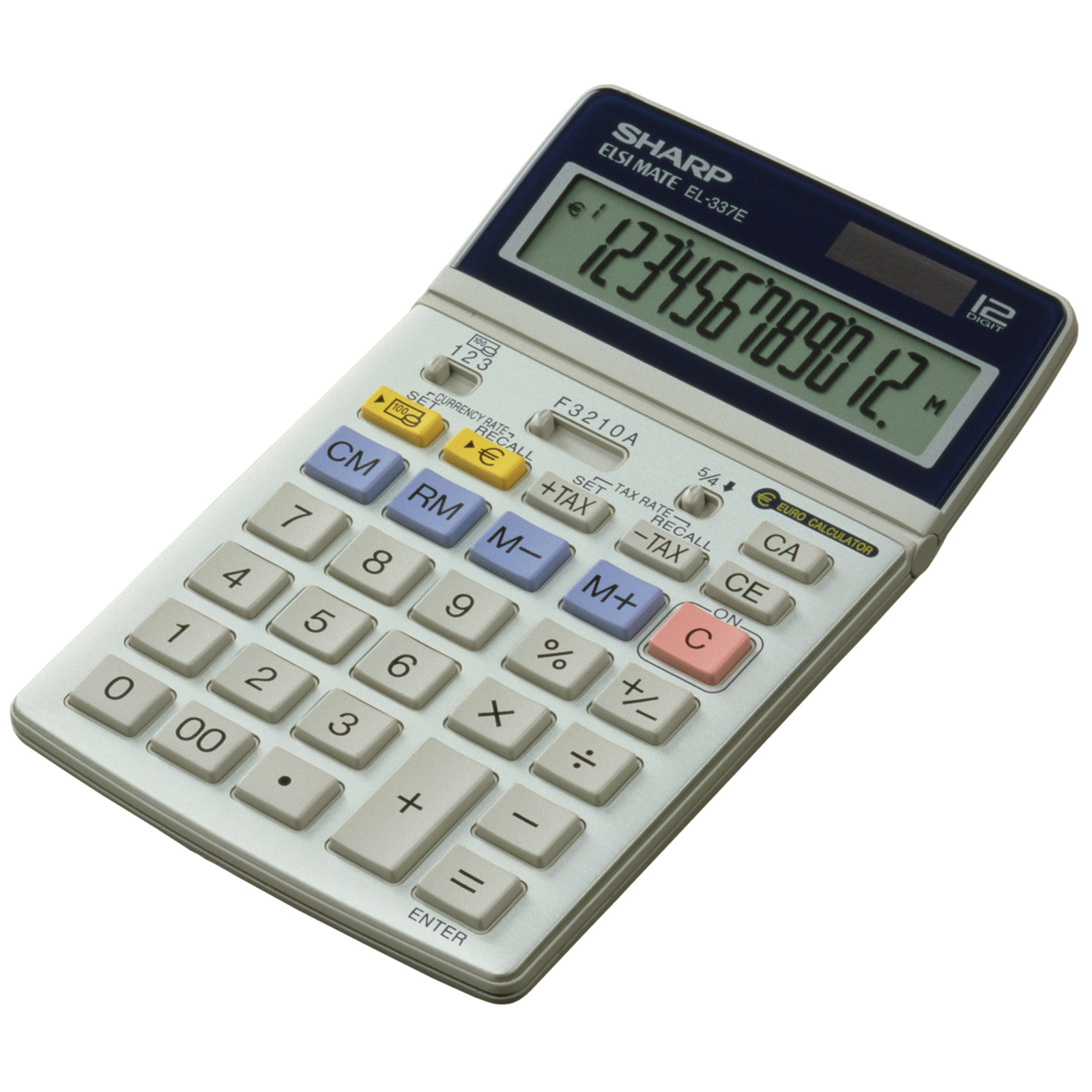 Sharp EL-337C Desktop Calculator 12 Digits