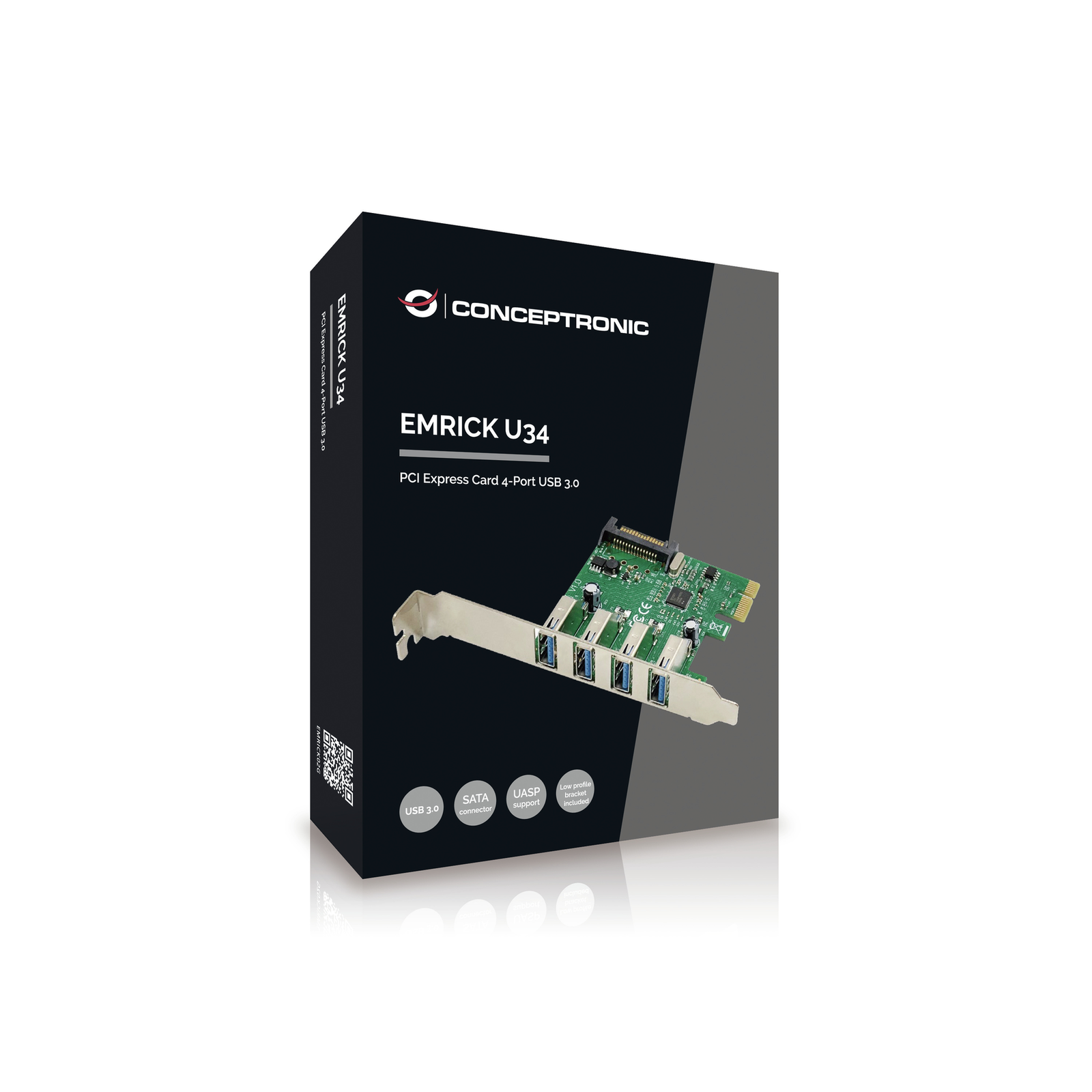 Conceptronic Emrick U34 USB Adapter PCIe Low Profile