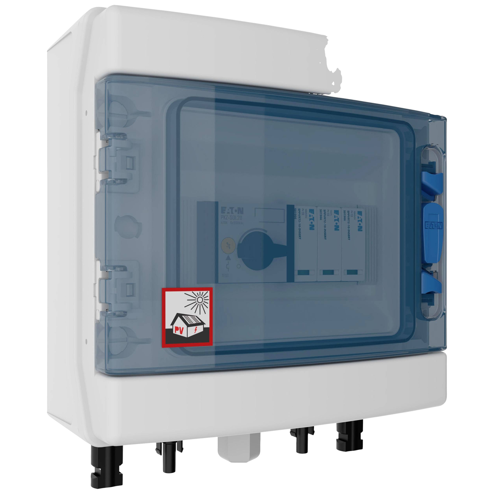 Eaton Photovoltaic DC Stringbox 1x IN+1x Out PKZ-SOL SPD Type 2 MC4