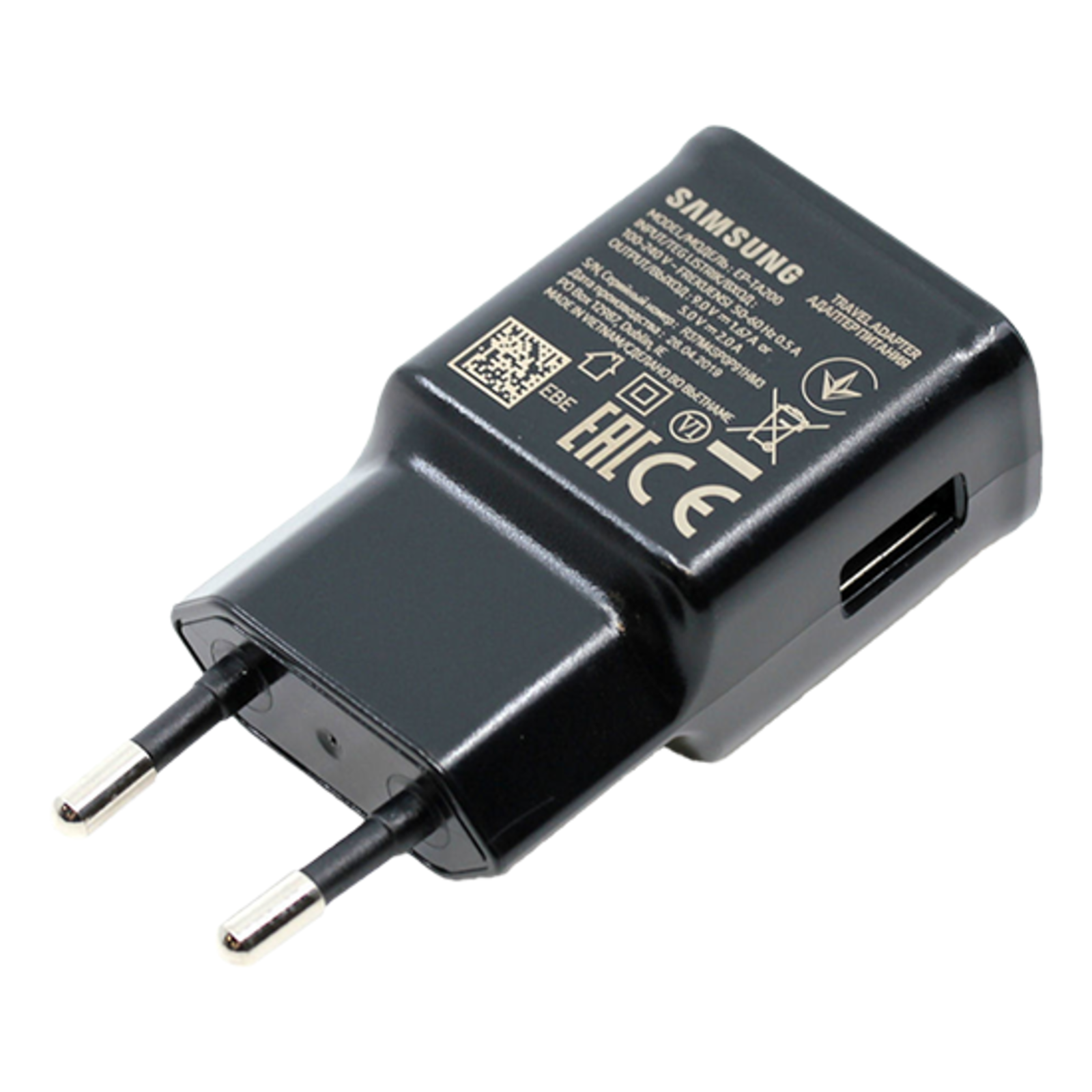 Samsung 15W USB-A Fast Adapter EP-TA200 Black