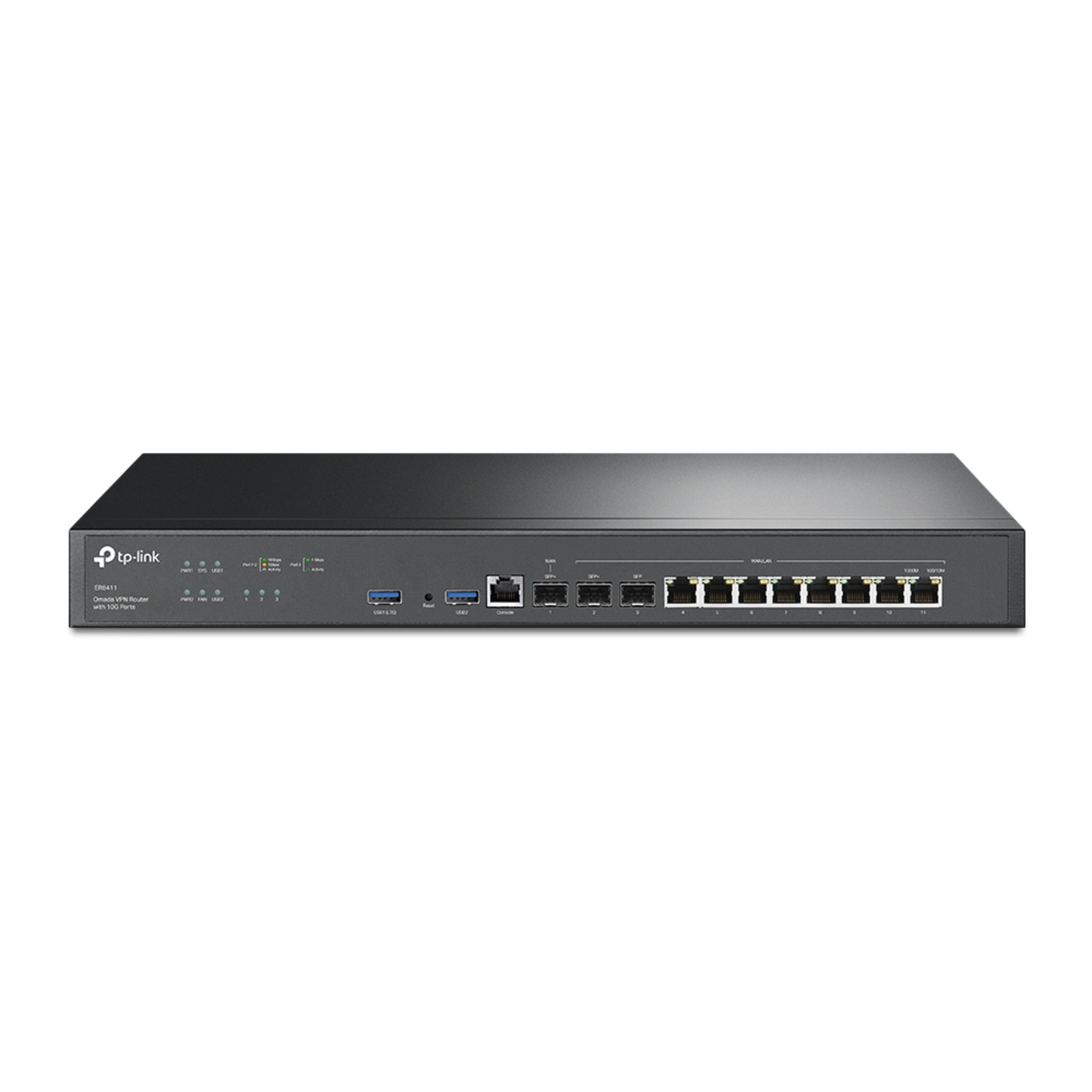 TP-Link ER8411 Omada VPN router 2x 10GE SFP+ WAN 1 WAN/LAN