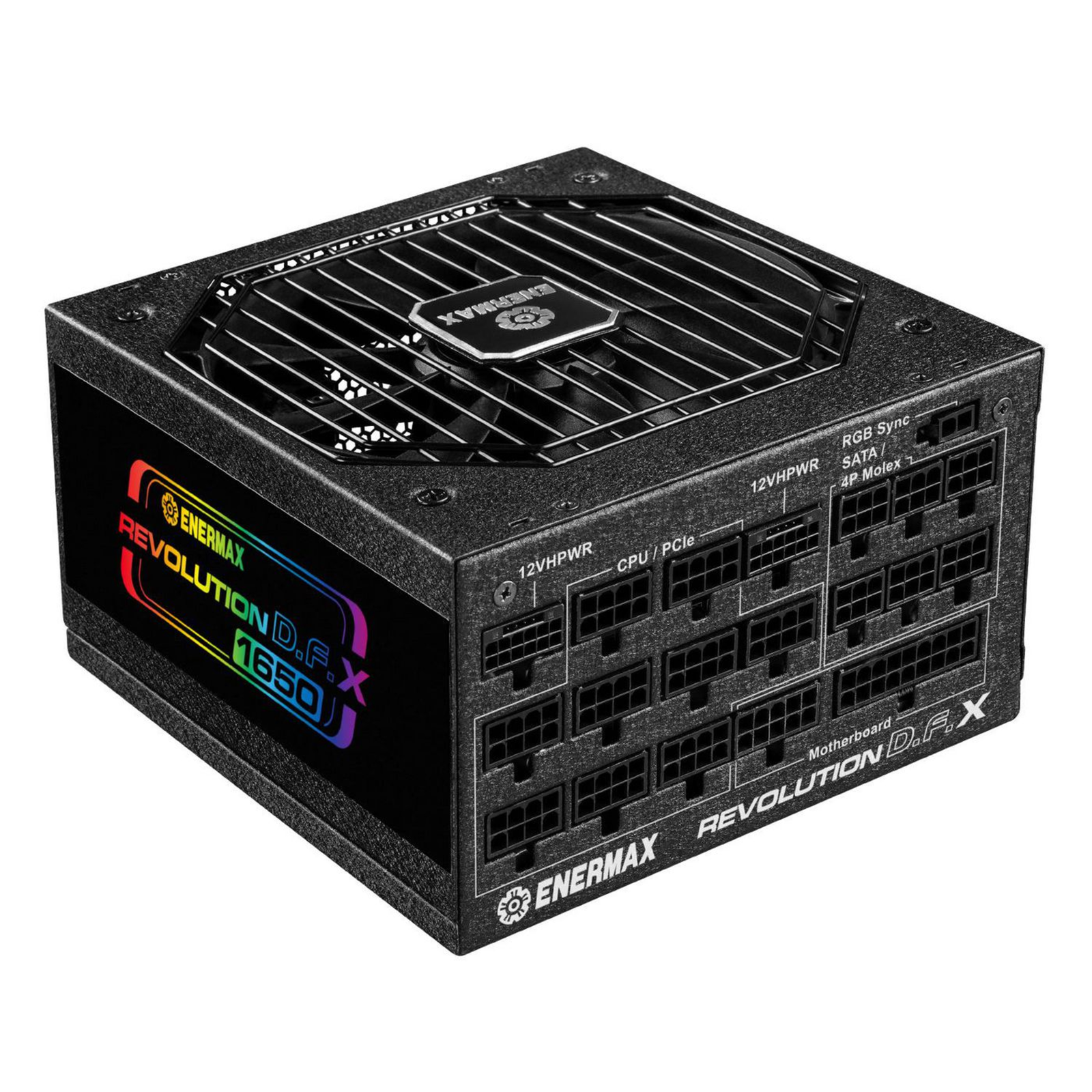 ENERMAX PSU 1650W Revolution D.F.X ERT1650EWT 80+ gold Cable Management
