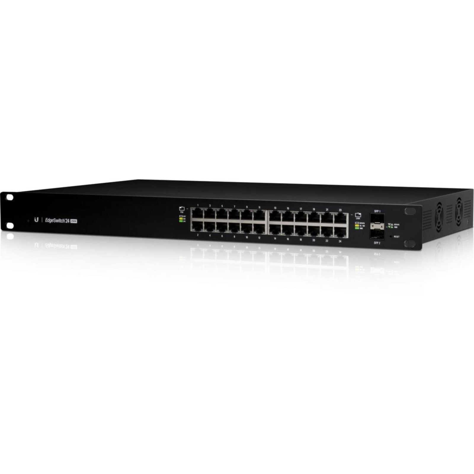 Ubiquiti ES-24-250W EdgeSwitch 24x Gigabit Ethernet PoE+- 250W- 2x SFP