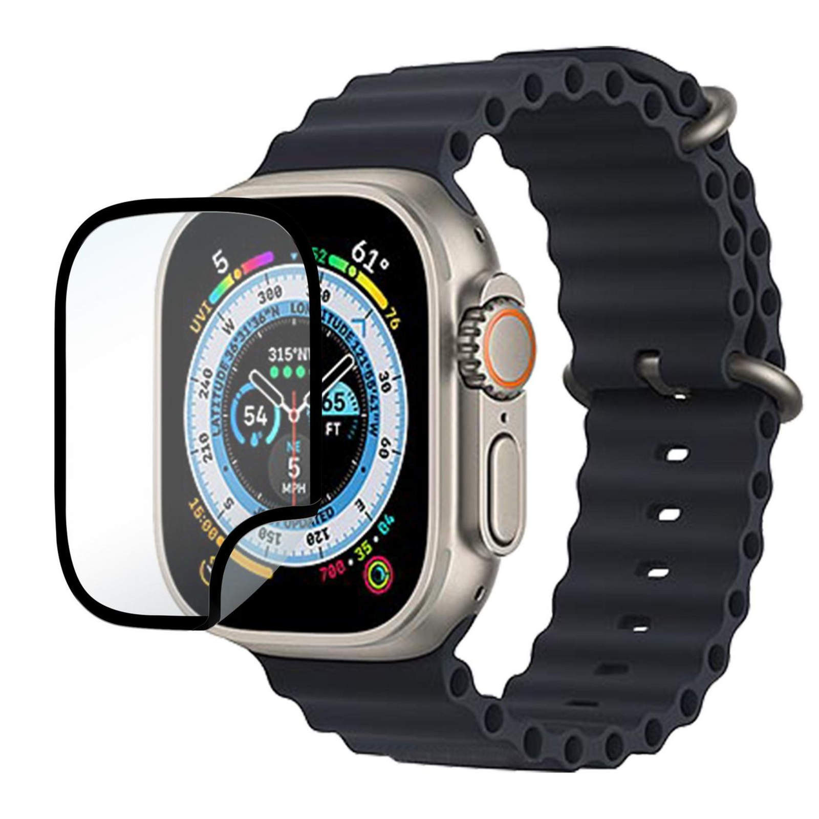 eStuff Flexible Hybrid Glass Screen Predector Watch Ultra