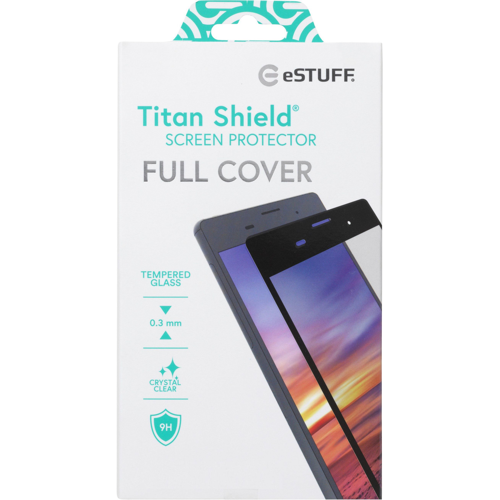 eStuff Galaxy A72 Black Full Cover Full Glue