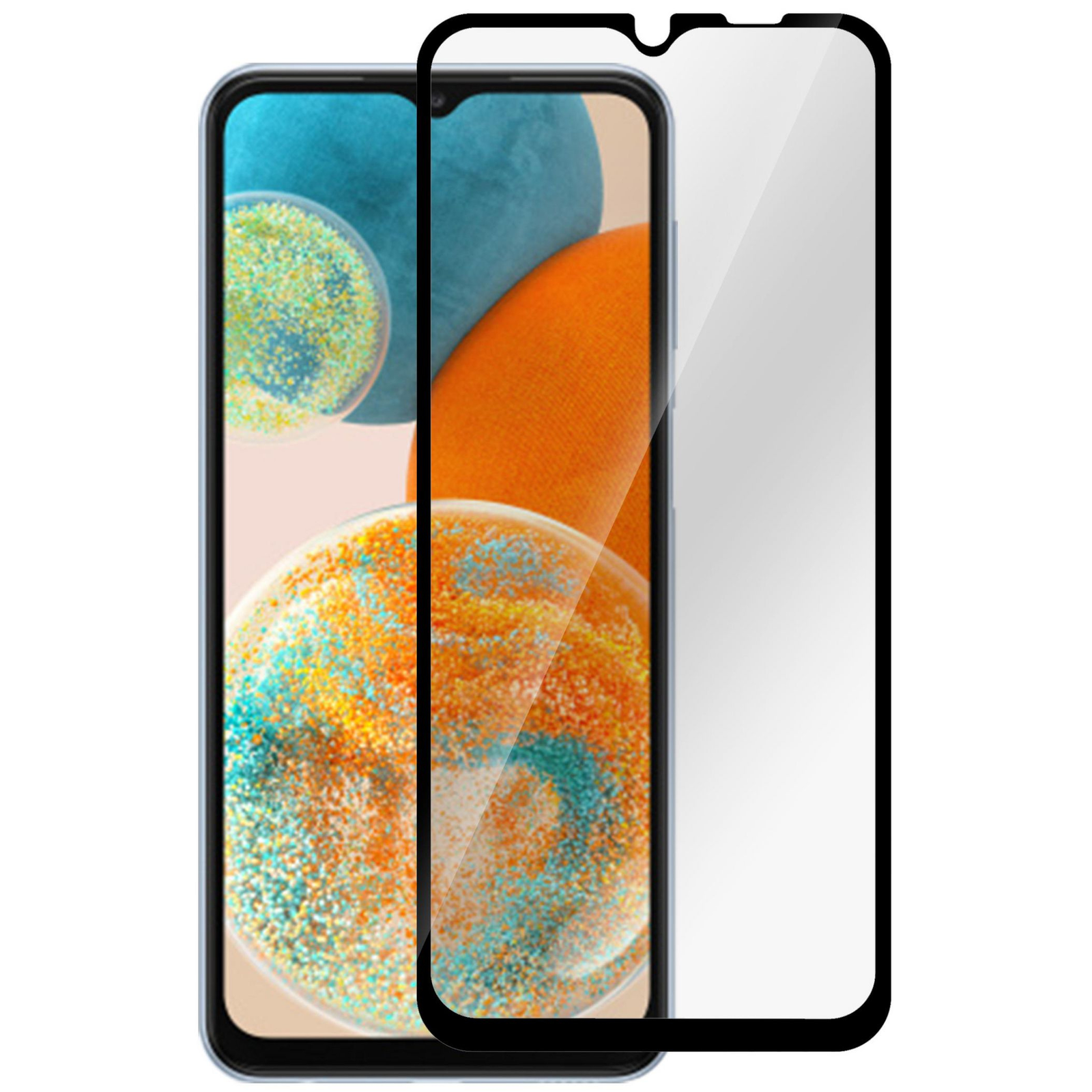 eStuff Samsung Galaxy A23/A23 5G Black Full Cover Full Glue