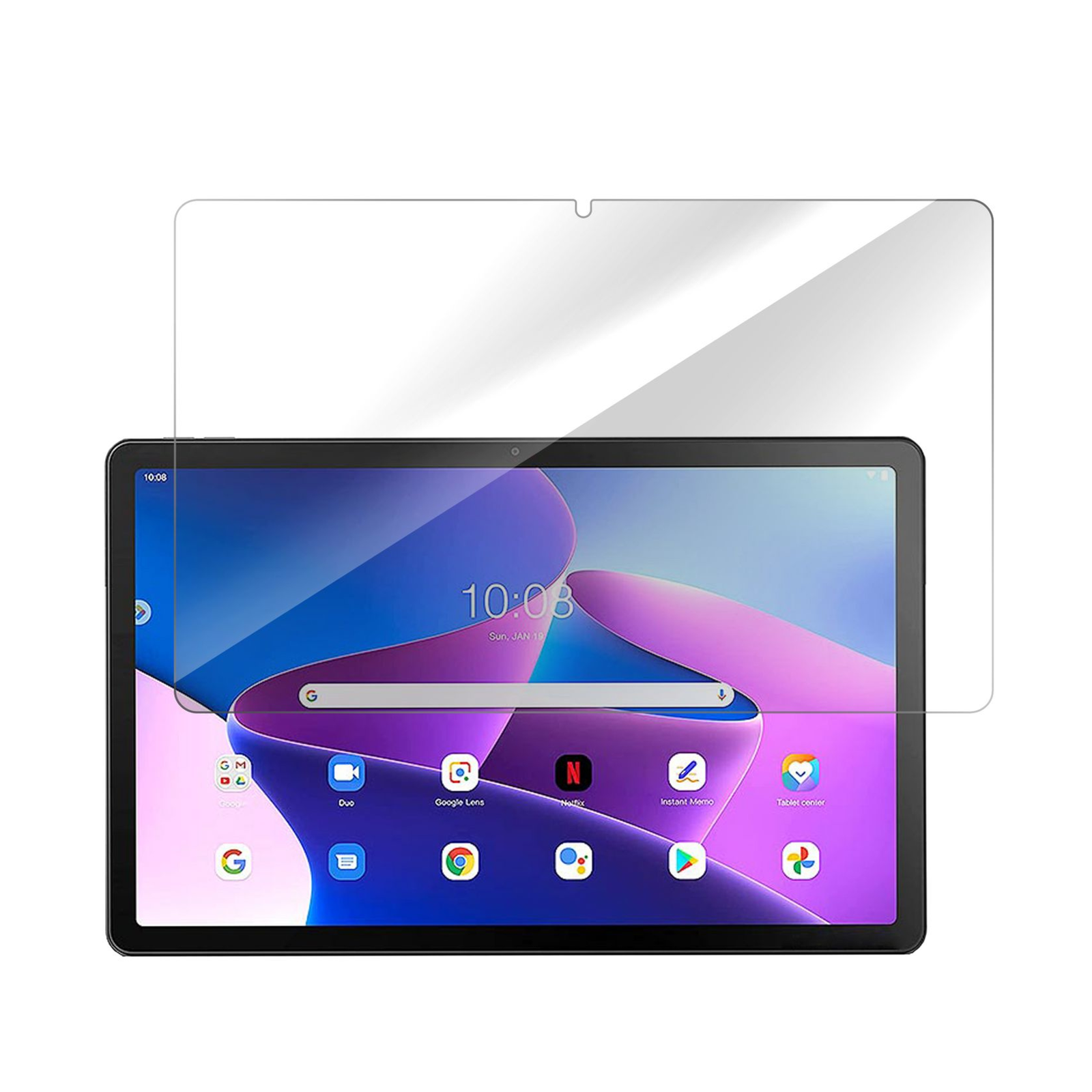 eStuff Lenovo Tab M10 3rd Gen Clear Titan Shield. Tempered