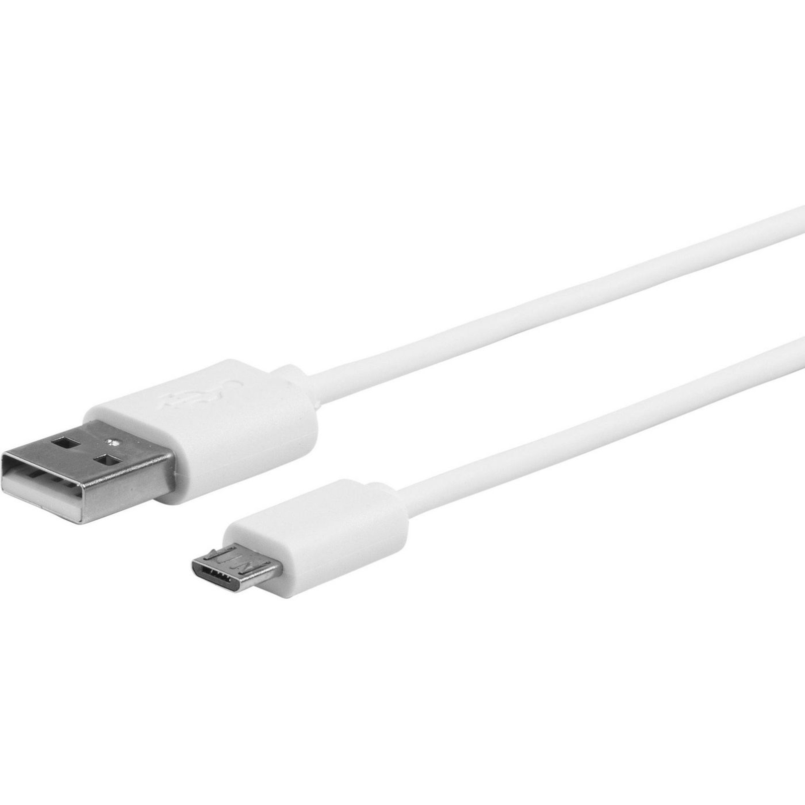 eStuff MicroUSB Cable 1m White MicroUSB M USB A M
