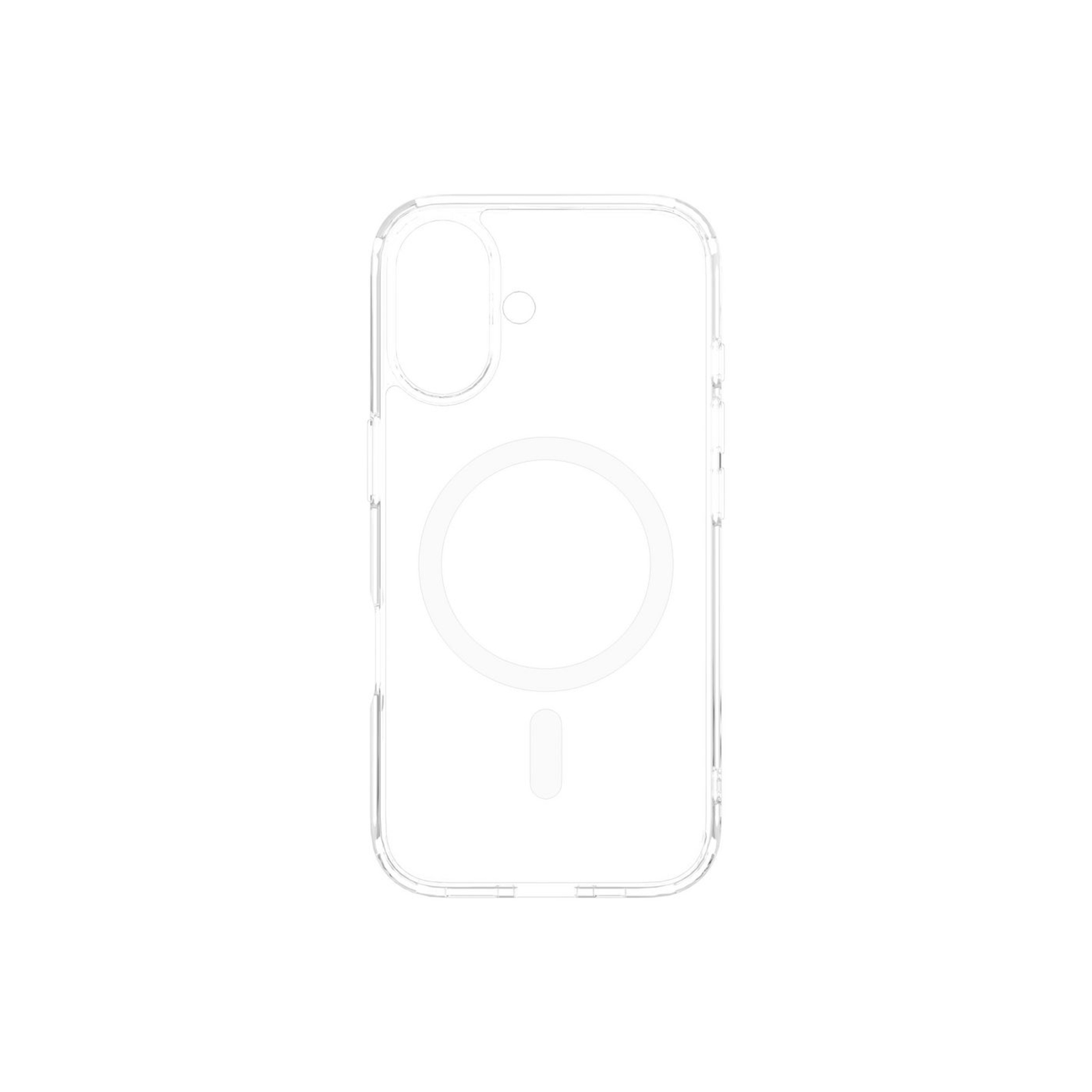 eSTUFF INFINITE OSLO IPhone 16 Clear Magnetic Cover. Material