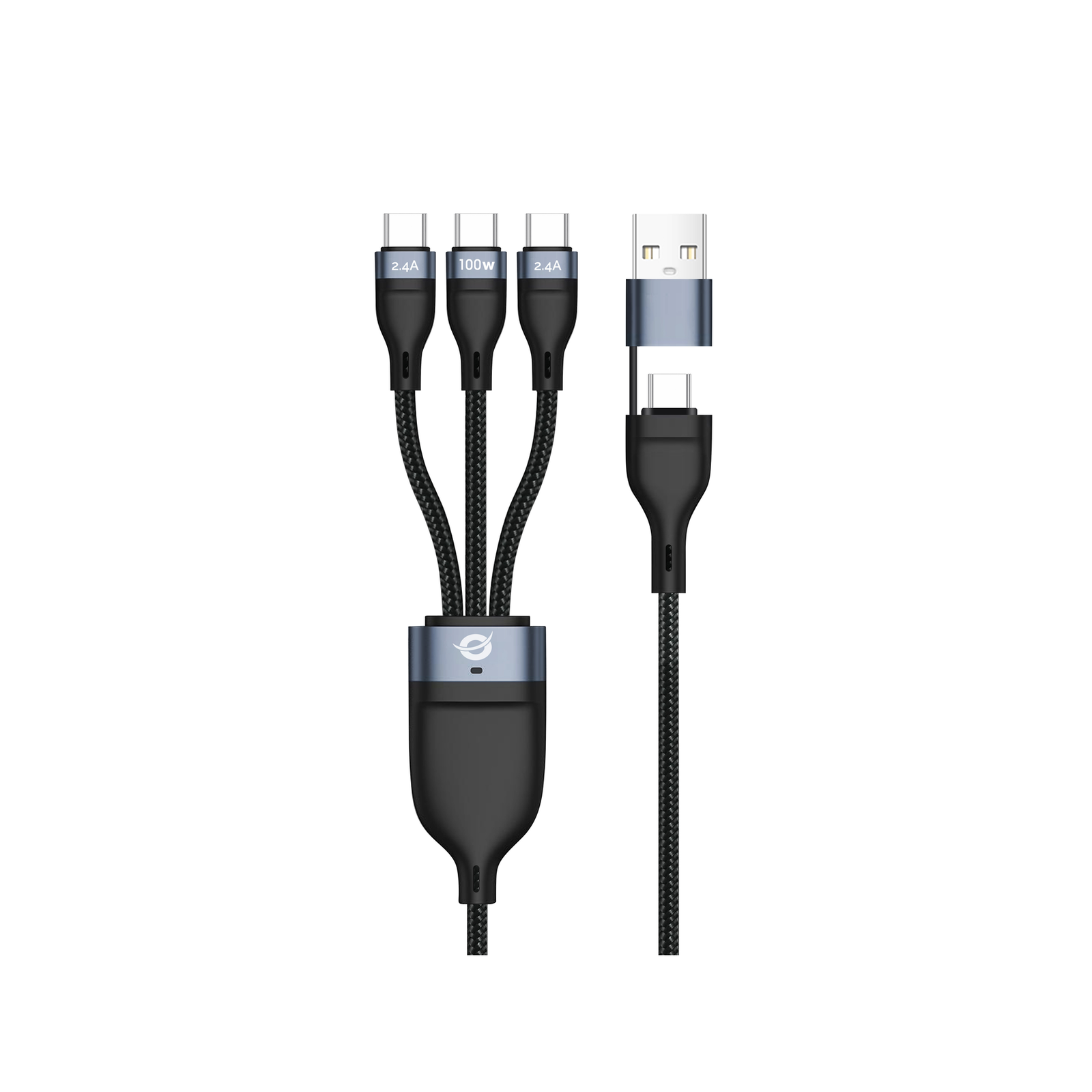Conceptronic Cable USB2.0 3-in-1 USB-C E-Mark 100W Cable Digital/Data