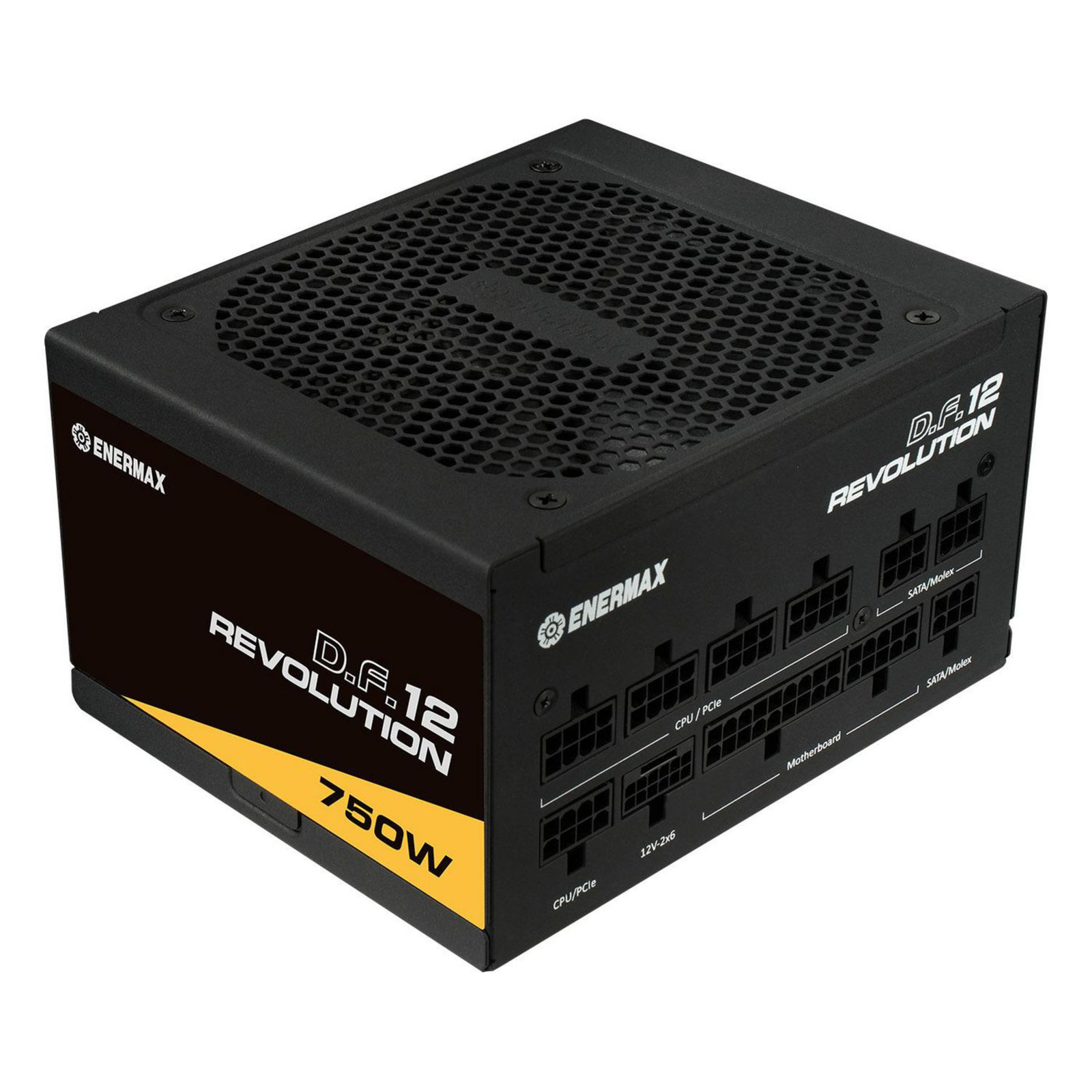 ENERMAX PSU 750W Revolution D.F.12 ETV750G 80+ gold Cable Management