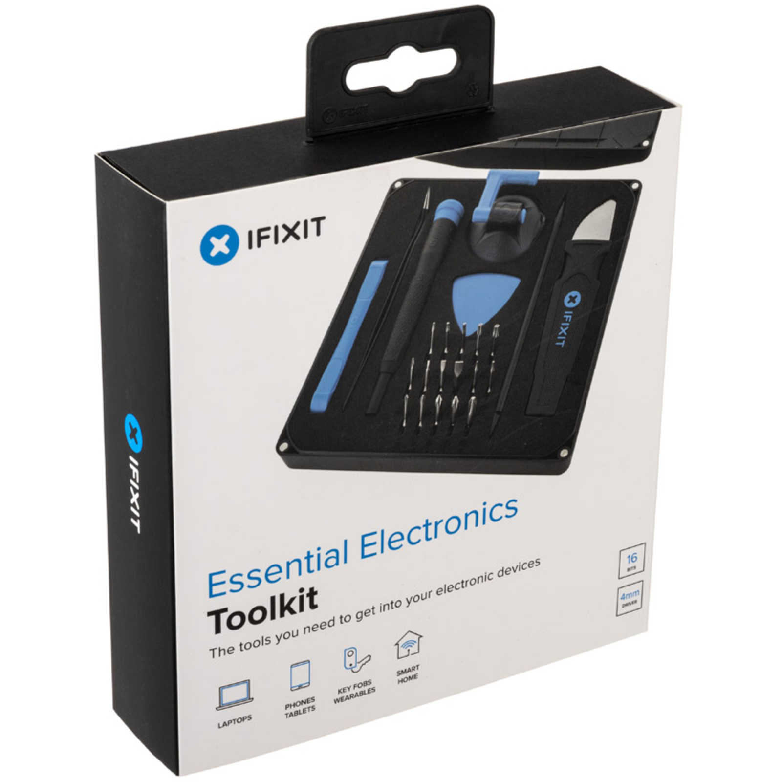 iFixit Essential Electronics Toolkit V2.2 Black Blue 23 Pieces