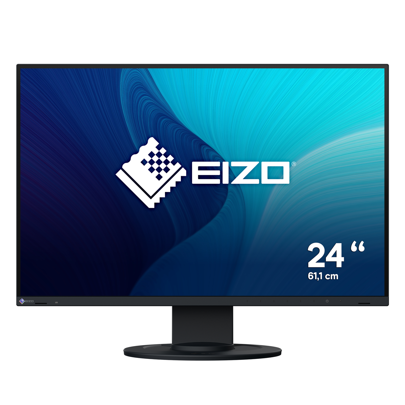 EIZO 61.1 Cm (24.1inch) EV2410R-BK 1610 DVI+HDMI+DP+USB Black Flat Screen (TFT/LCD) 24.1inch