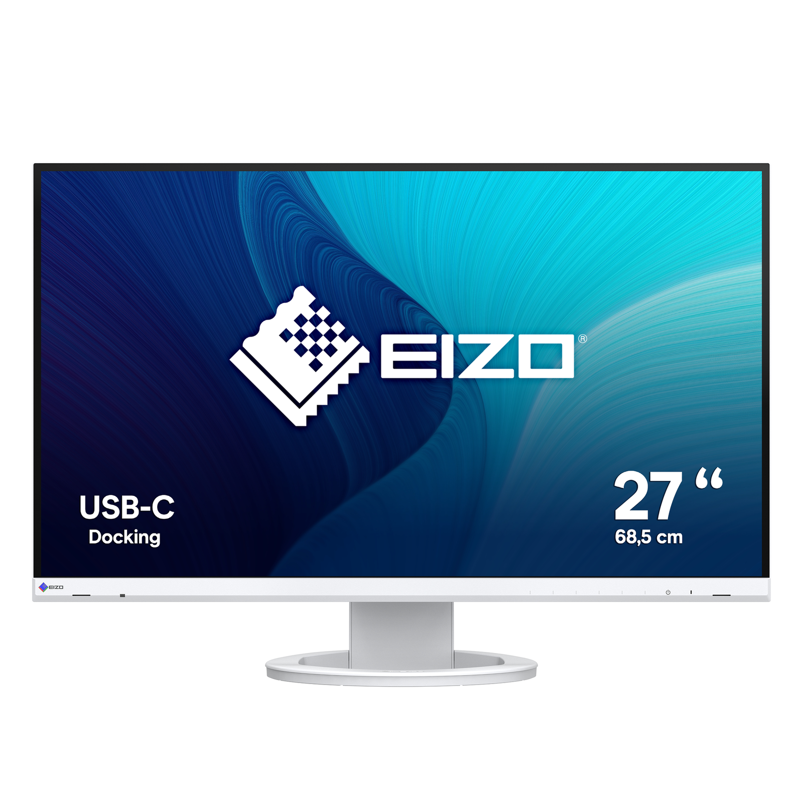 EIZO 68.5 Cm (27inch) EV2720S-WT 169 HDMI+DP+USB-C IPS White Flat Screen (TFT/LCD) 27inch
