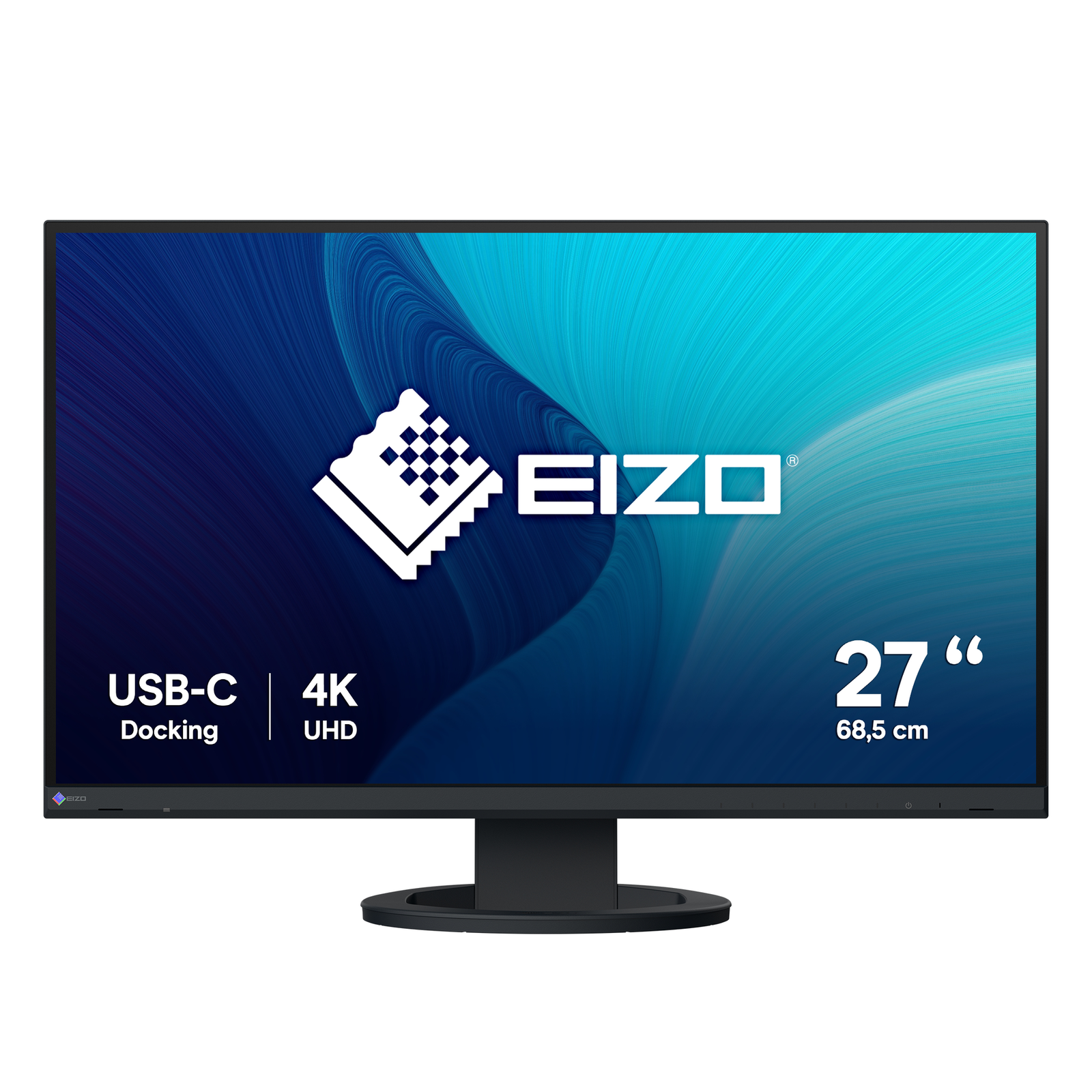 EIZO EV2740S-BK 27-inch 3840x2160 Pixels IPS Black/white USB-C in DP HDMI 4xUSB-A Colour