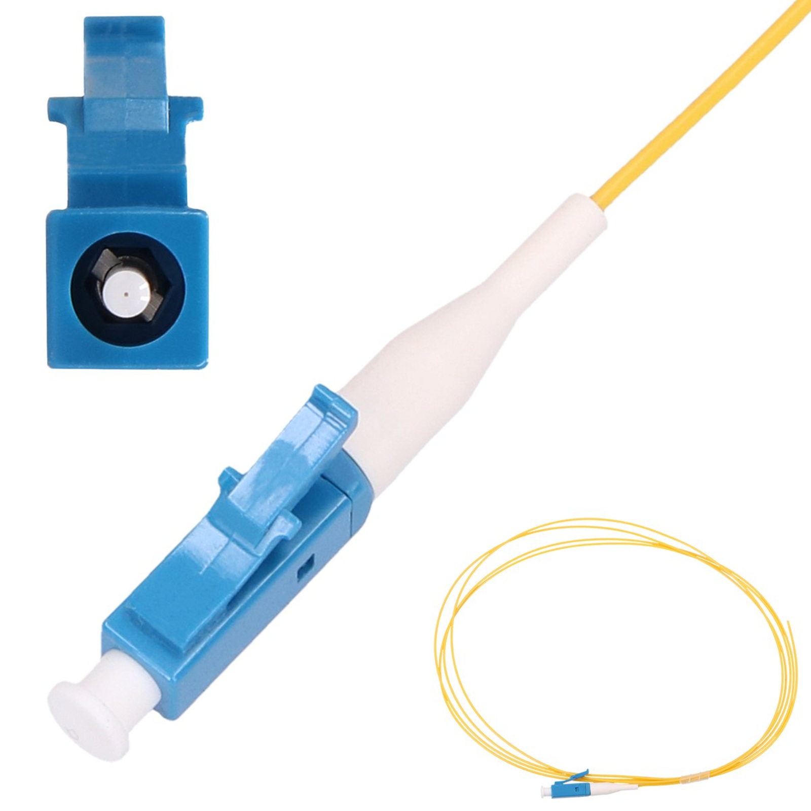 Extralink LC/UPC Pigtail Single Mode 900um G.657A Single Or Monomode Fibre 1 M