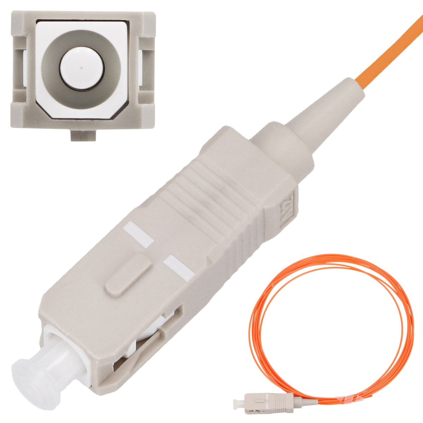 Extralink SC/UPC Pigtail Multi Mode OM2 900um 2m
