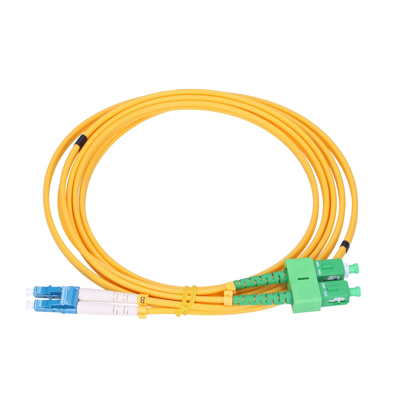 Extralink SC/APC-LC/UPC Patch Cord Single Mode Duplex G652D 3 Mm 0.5 M