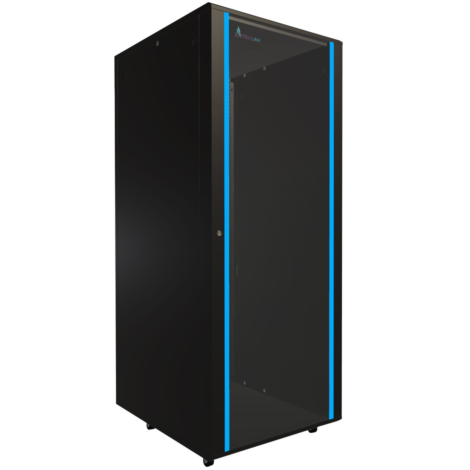 Extralink 42U Rack 800x1000mm Black Standing Cabinet