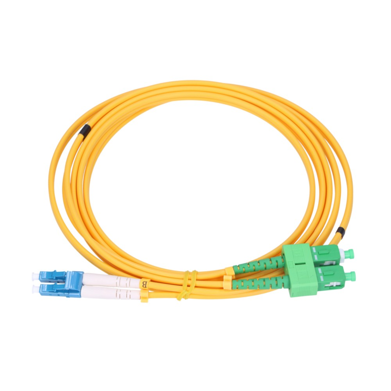 Extralink SC/APC-LC/PC Patch Cord Single Mode Duplex 9/125um 2mm 1.5m
